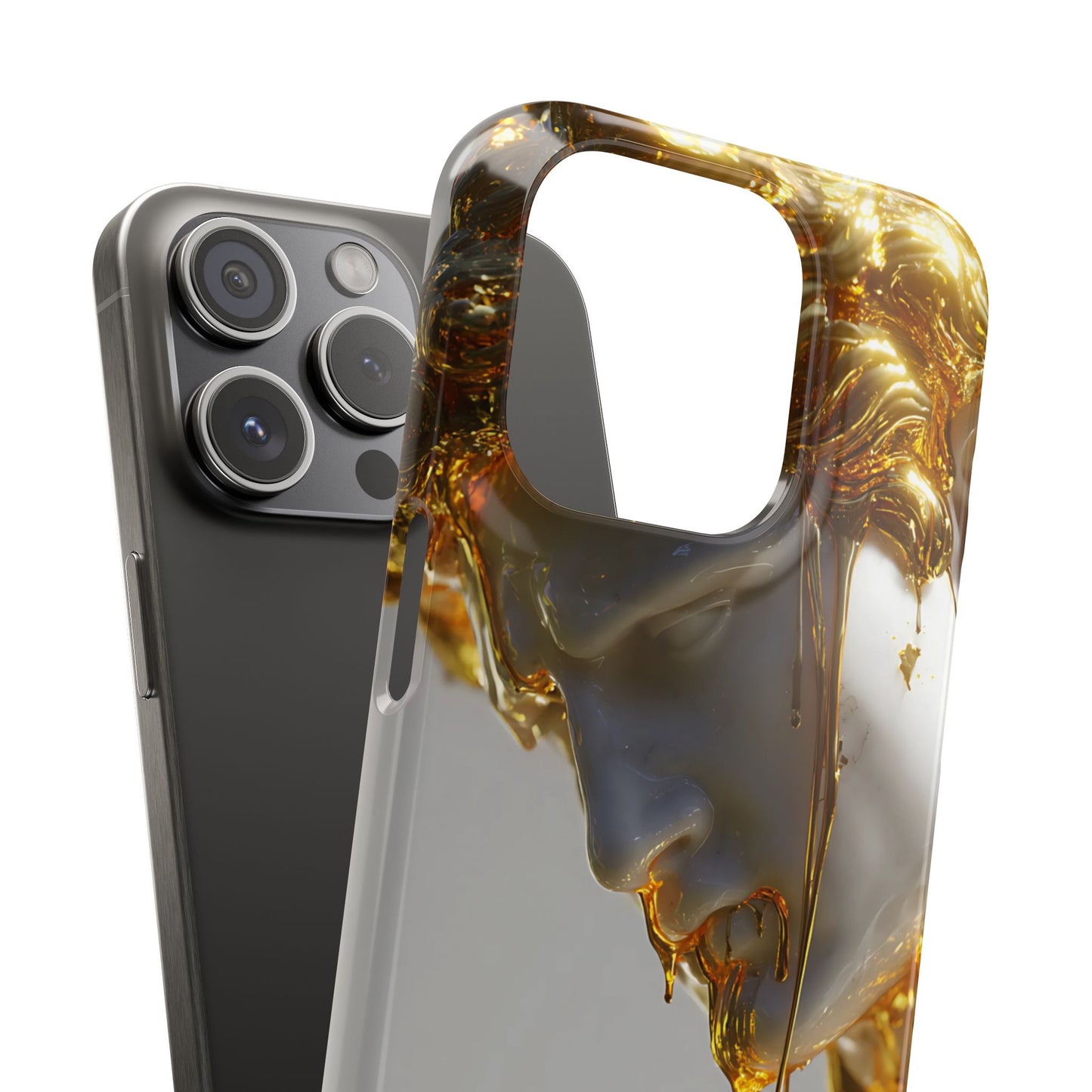 Gold Goddess Art Snap Case, Artistic Phone Cover, Unique Phone Accessory, Gift for Art Lovers, Stylish Protection
