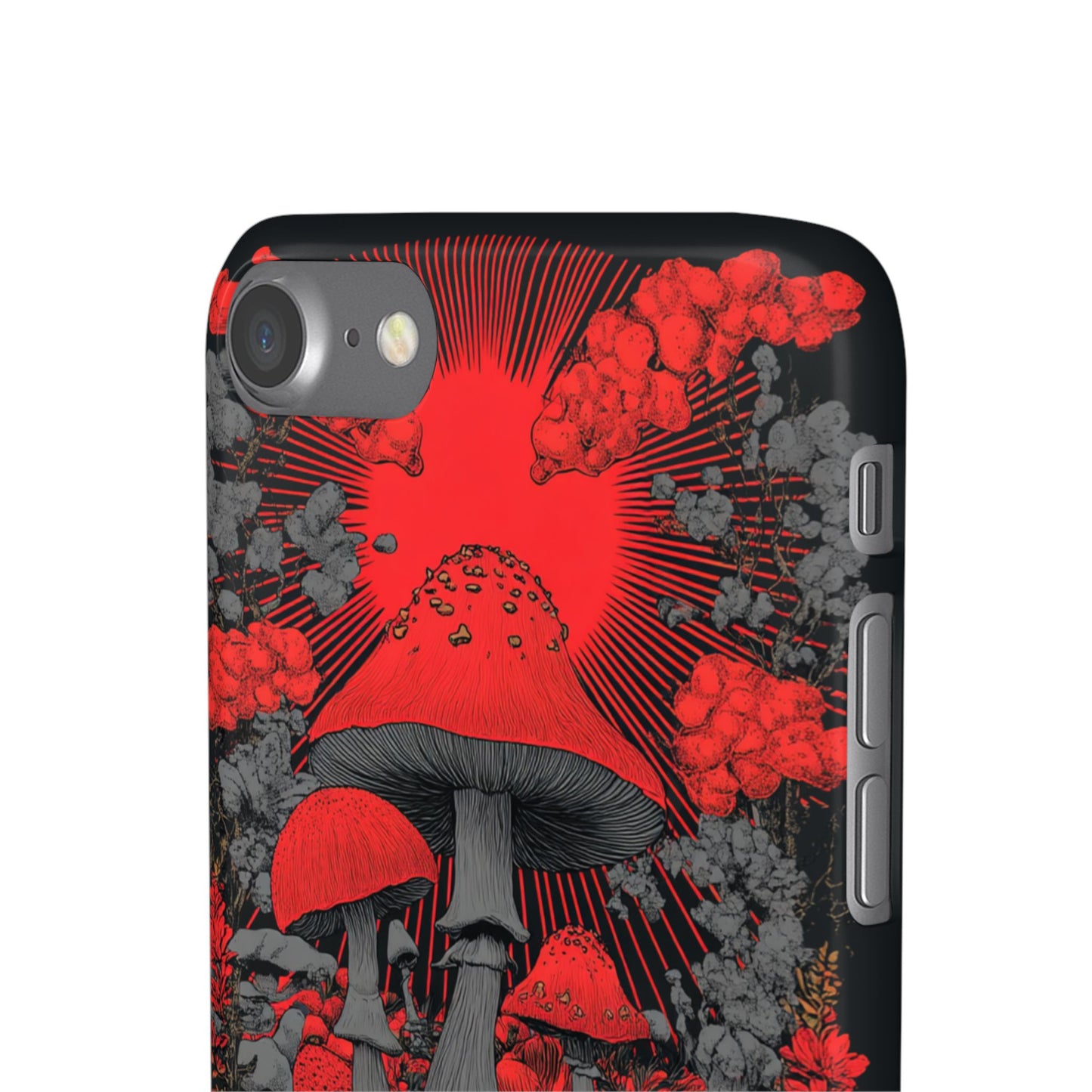 Fantasy Mushroom Snap Case Custom Phone Cover for iPhone and Samsung Mate and Glossy Avvialable