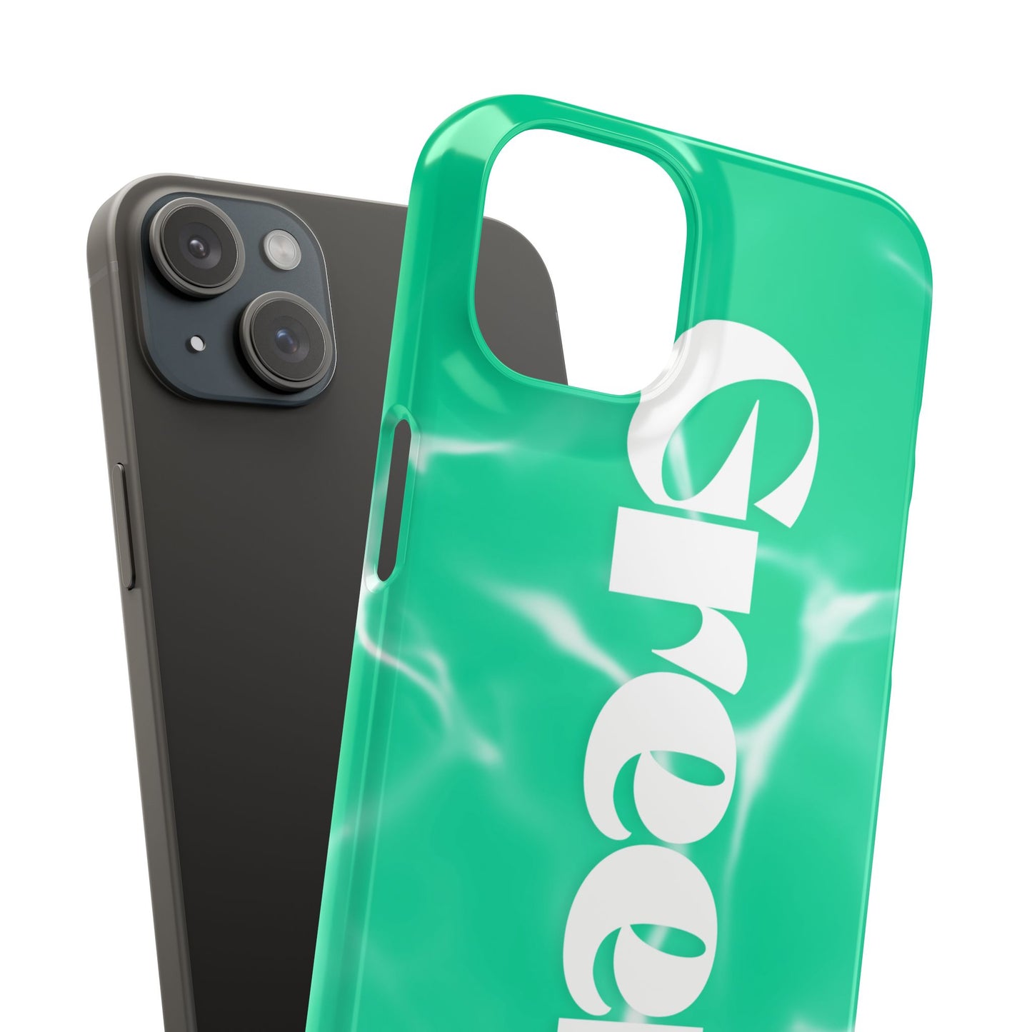Aqua Pool Vibe Snap Case, Tropical Phone Cover, Summer Accessory, Trendy Gift for Friends, Beach Lover's Essential