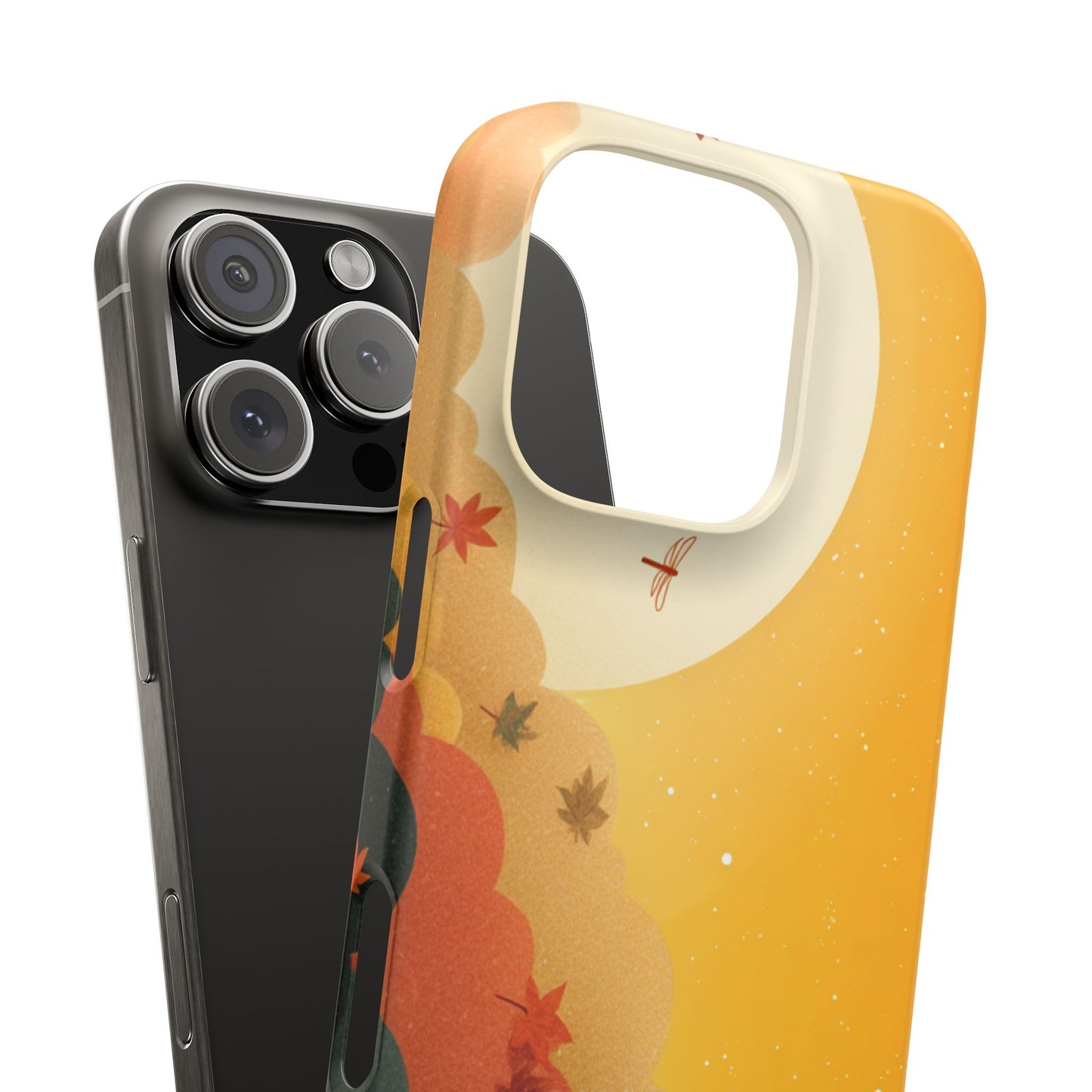 Autumn Sunset Snap Case, Fall Phone Cover, Nature-Themed Accessory, Gift for Her, Seasonal Aesthetic