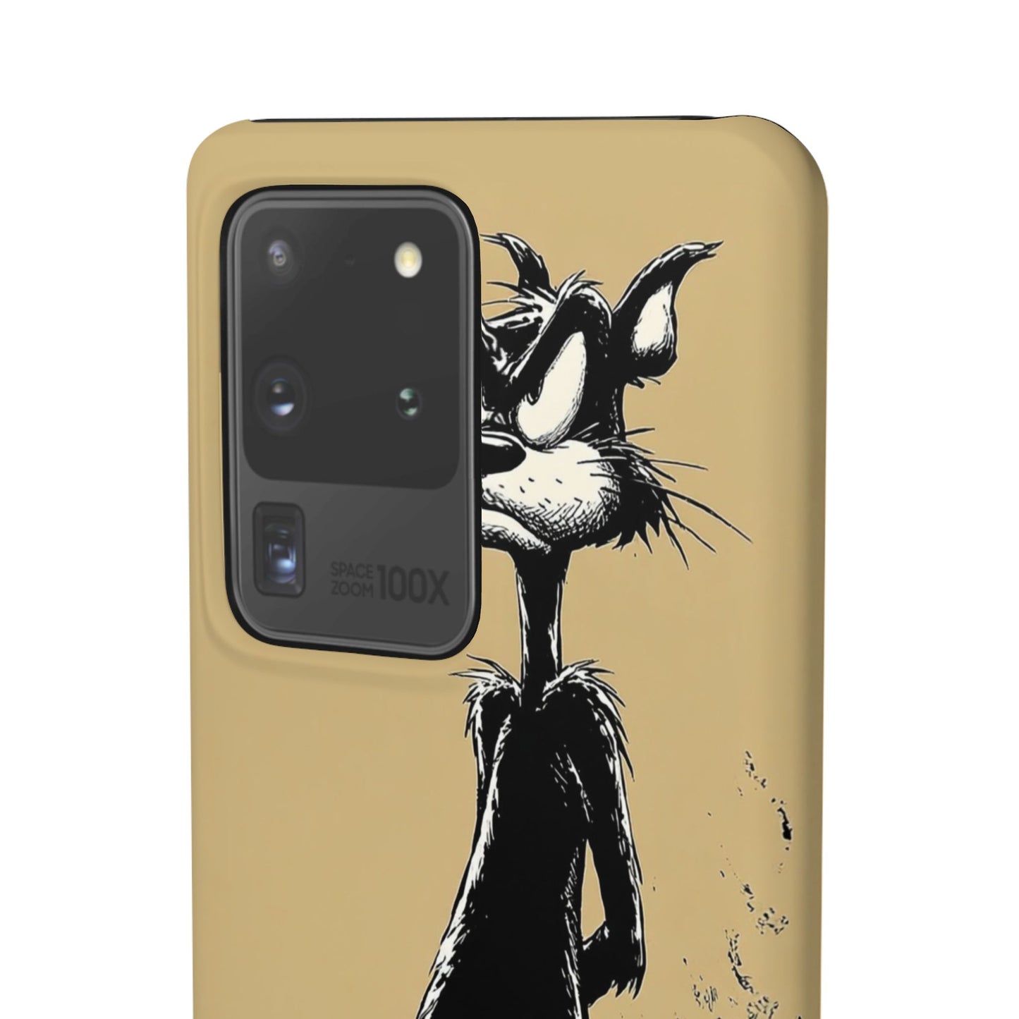 Whimsical Cartoon Snap Case, Fun Phone Cover, Unique Gift for Cat Lovers, Vibrant Art Case, Ideal for Birthdays