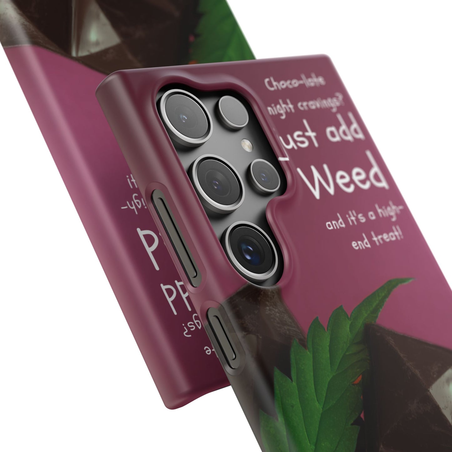High-End Treat Snap Cases for Weed Enthusiasts Iphone and Samsung Phone Cover