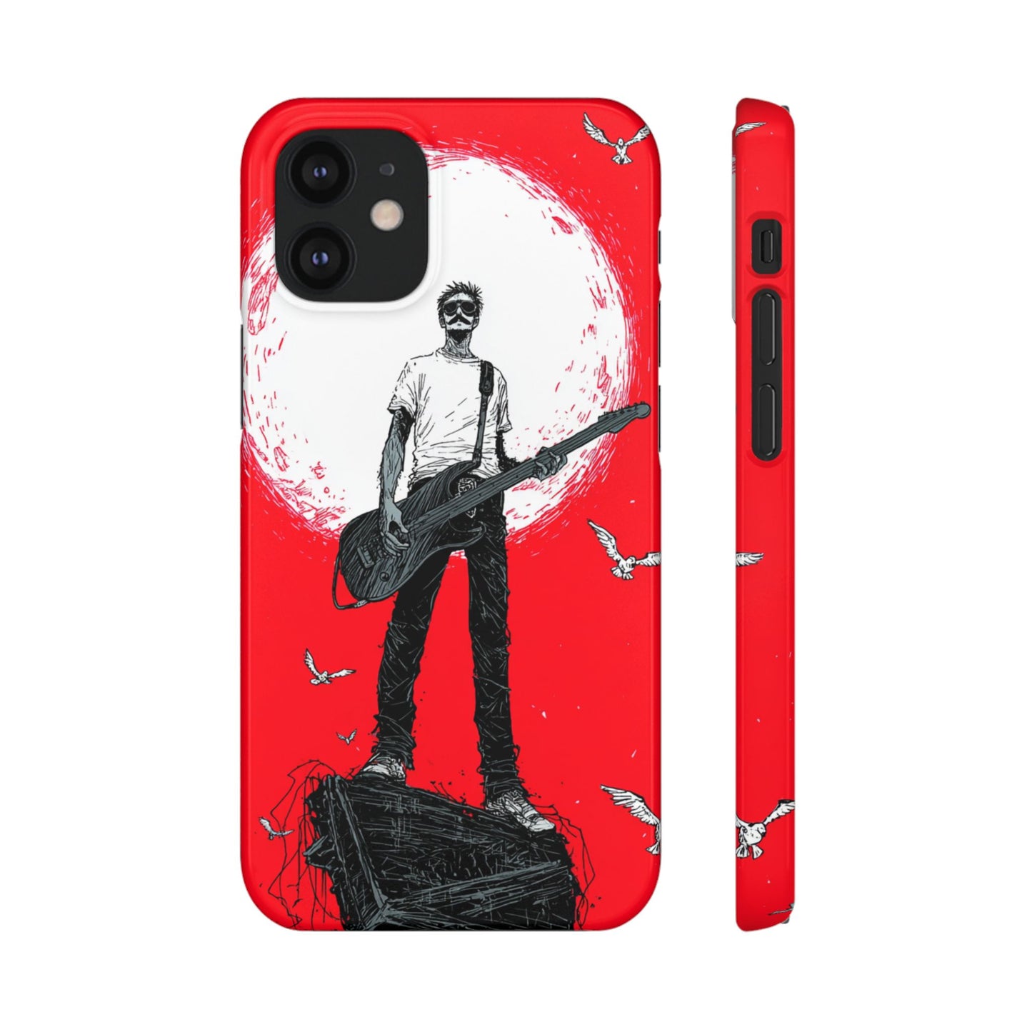 Rock & Roll Snap Cases - Music Lover's Phone Protection, Edgy Art, Gift for Guitarists, Cool Accessory for Teens