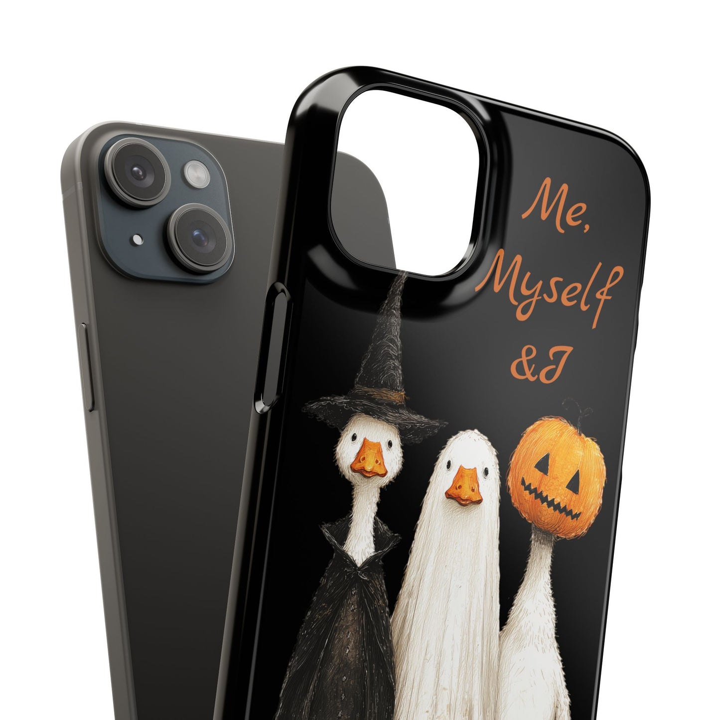Halloween Goose Snap Case, Funny Goose Phone Case, Fall Accessories, Cute Halloween Gift, Me Myself & I Design