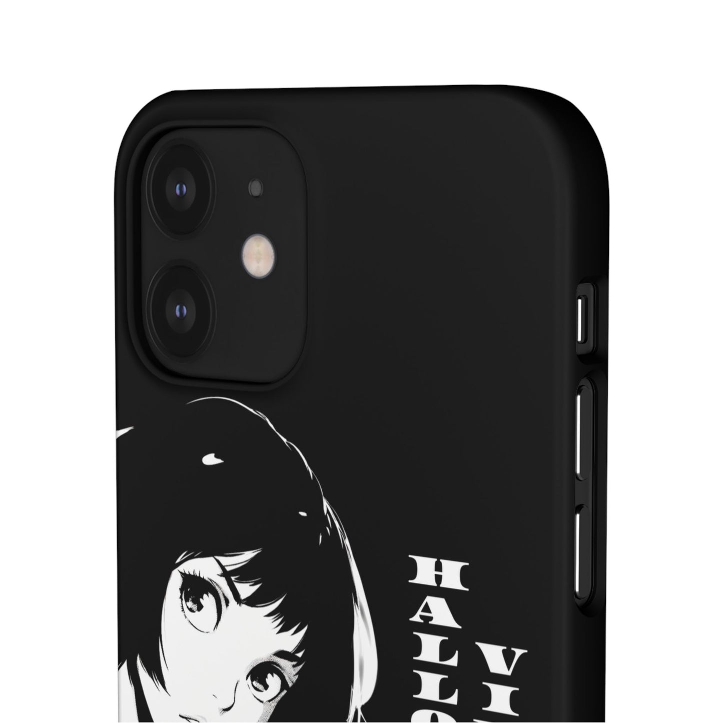 Halloween Vibes Snap Case Black and White Protective Phone Cover for iPhone and Samsung