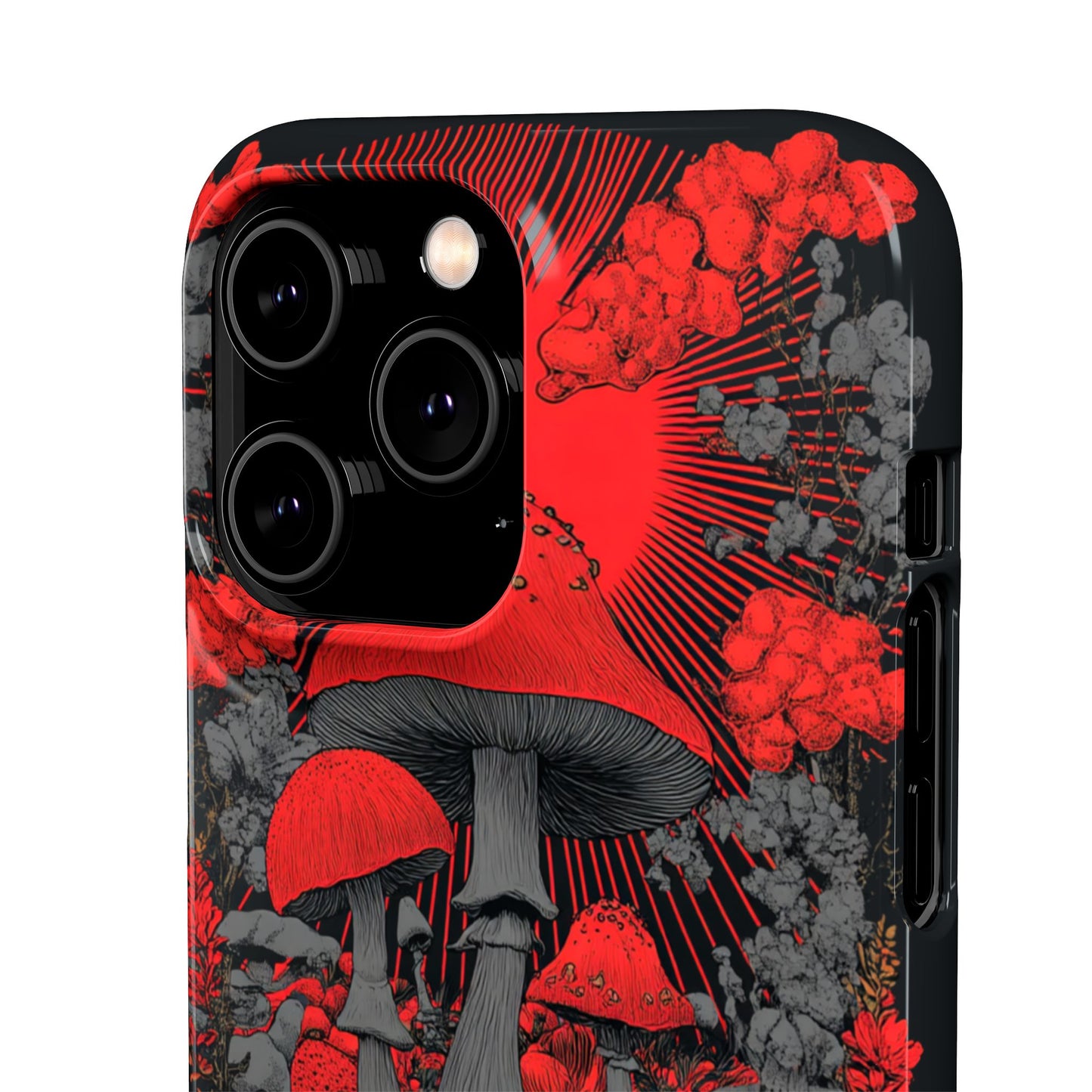 Fantasy Mushroom Snap Case Custom Phone Cover for iPhone and Samsung Mate and Glossy Avvialable