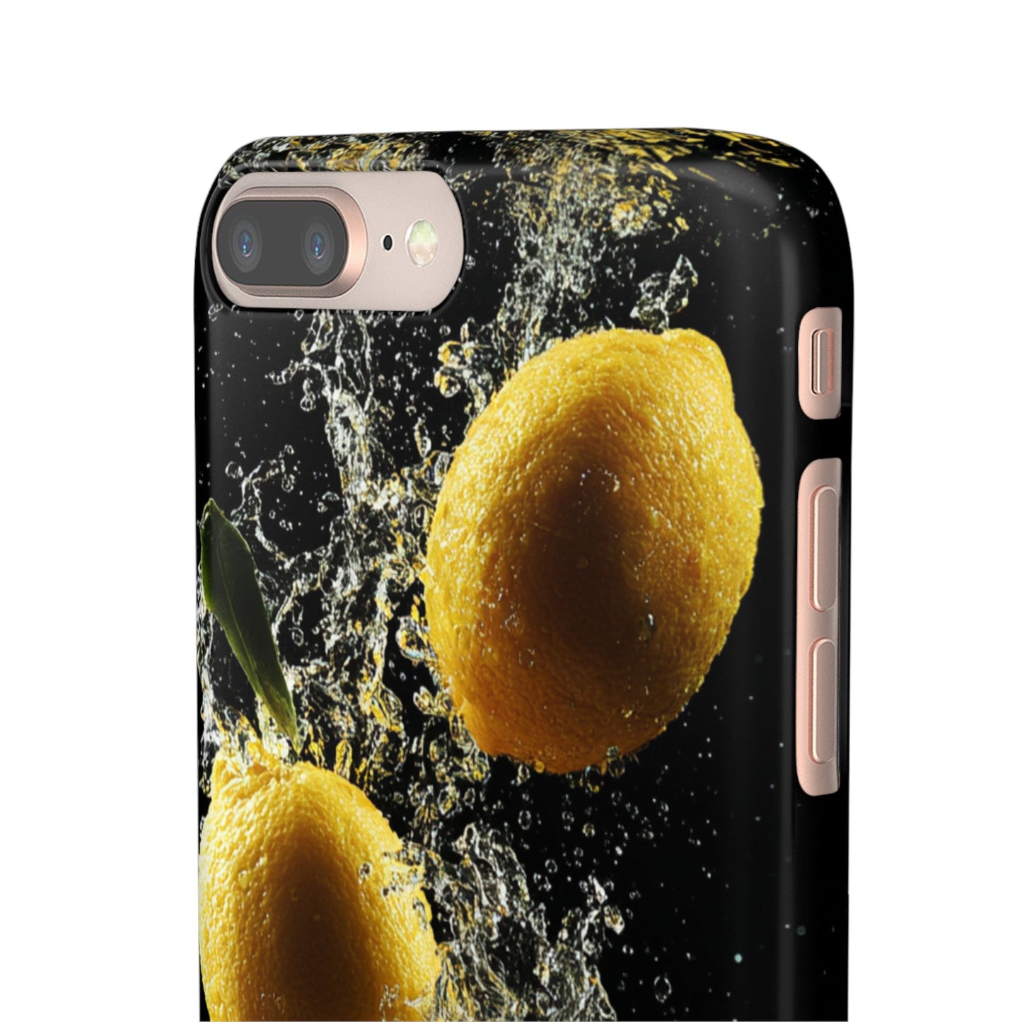 Lemon Splash Phone Case - Vibrant Snap Case, Fruit Lover Gift, Summer Vibes, Kitchen Decor, Unique Phone Accessories