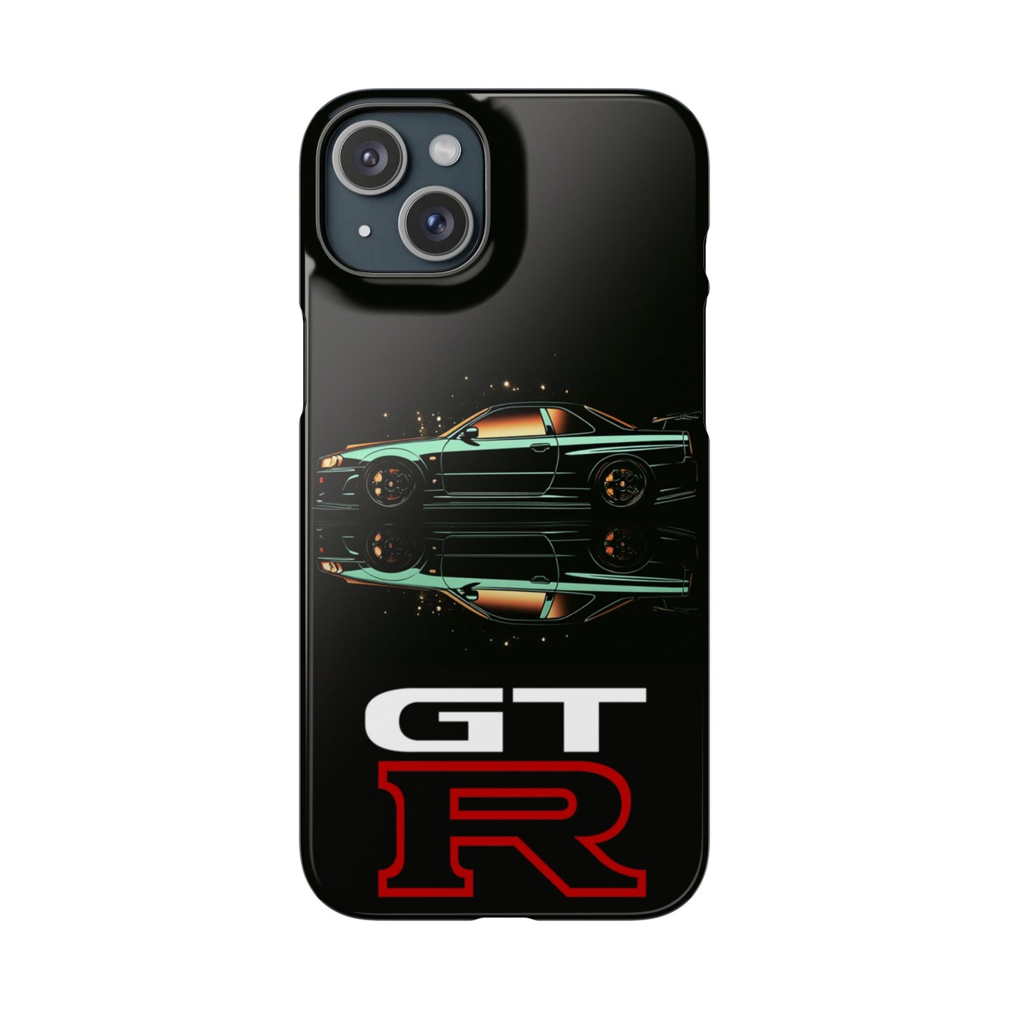 Green Skyleine R34 GTR Art Snap Case and Protective Phone Cover For iPhone and Samsung