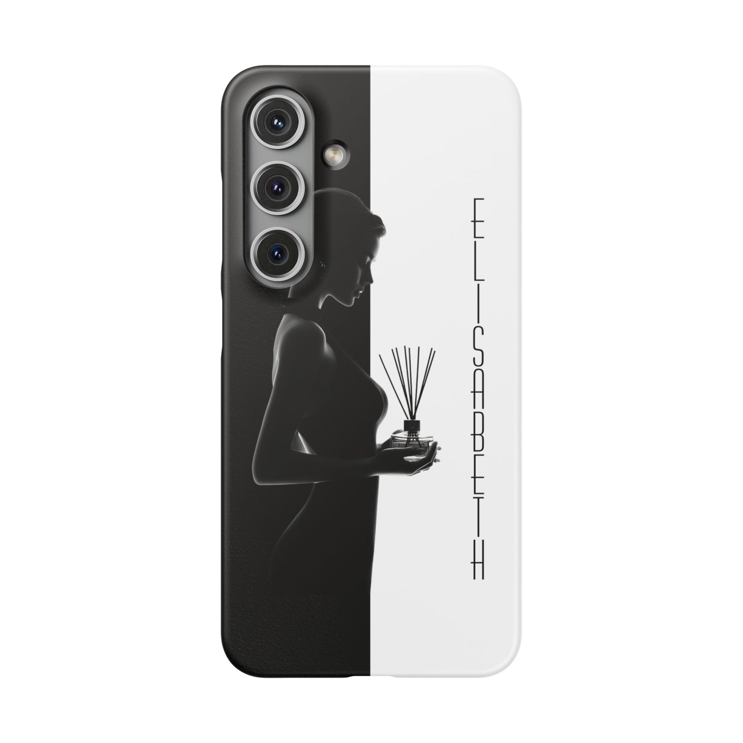 Custom Black and White Snap Case for Women Phone Cover for iPhone and Samsung