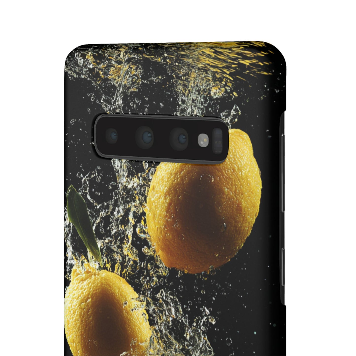 Lemon Splash Phone Case - Vibrant Snap Case, Fruit Lover Gift, Summer Vibes, Kitchen Decor, Unique Phone Accessories