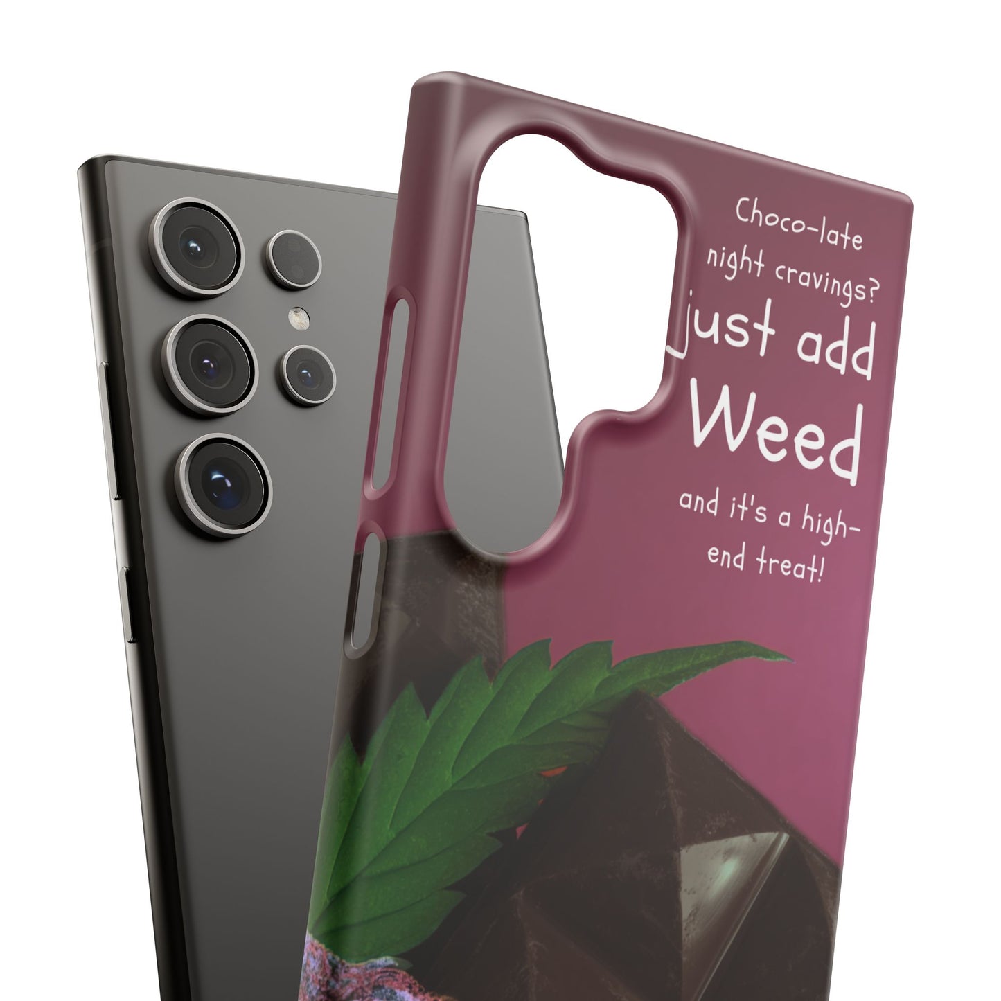 High-End Treat Snap Cases for Weed Enthusiasts Iphone and Samsung Phone Cover