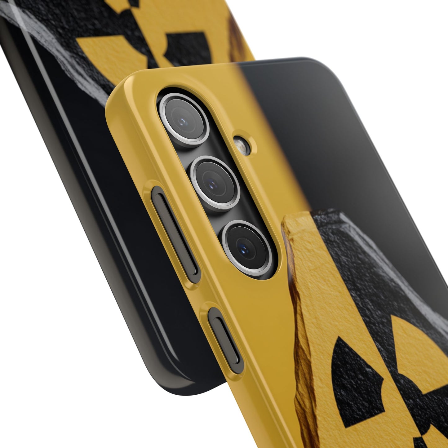 Bold Graphic Snap Case, Radiation Symbol Phone Cover, Trendy Phone Accessory, Unique Gift for Tech Lovers, Stylish Mobile Case