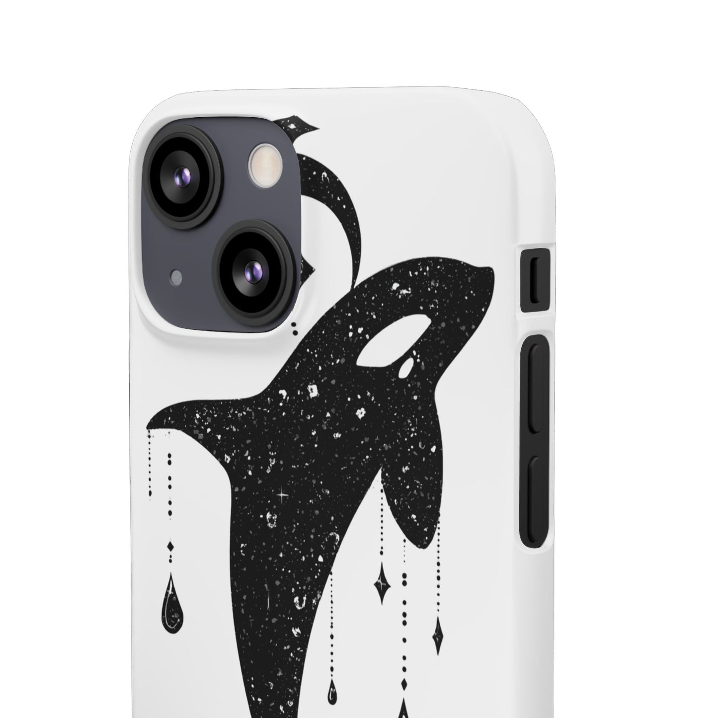 Celestial Orca Snap Case | Phone Cover, Whale Lover Gift, Cosmic Decor, Unique Art, Ocean Vibe
