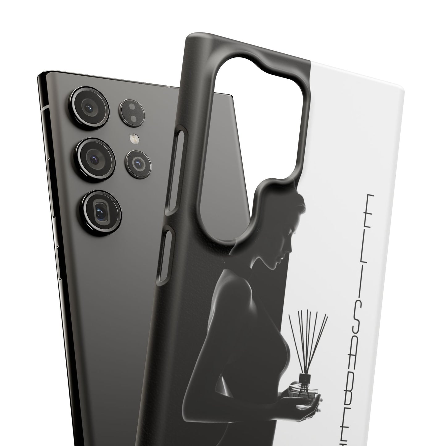 Custom Black and White Snap Case for Women Phone Cover for iPhone and Samsung