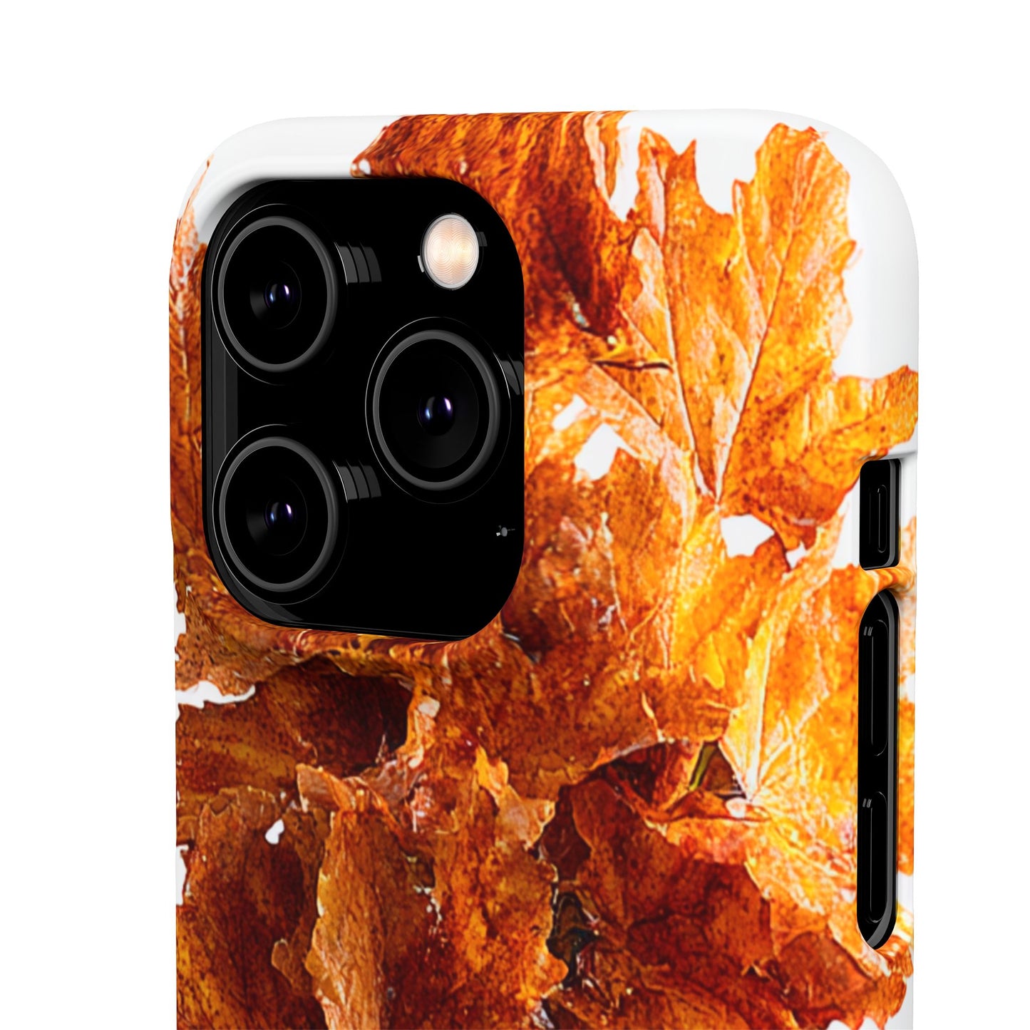 Autumn Leaf Phone Case | Fall Snap Cases, Phone Accessories, Nature Lover Gift, Seasonal Decor, Cozy Fall Vibes