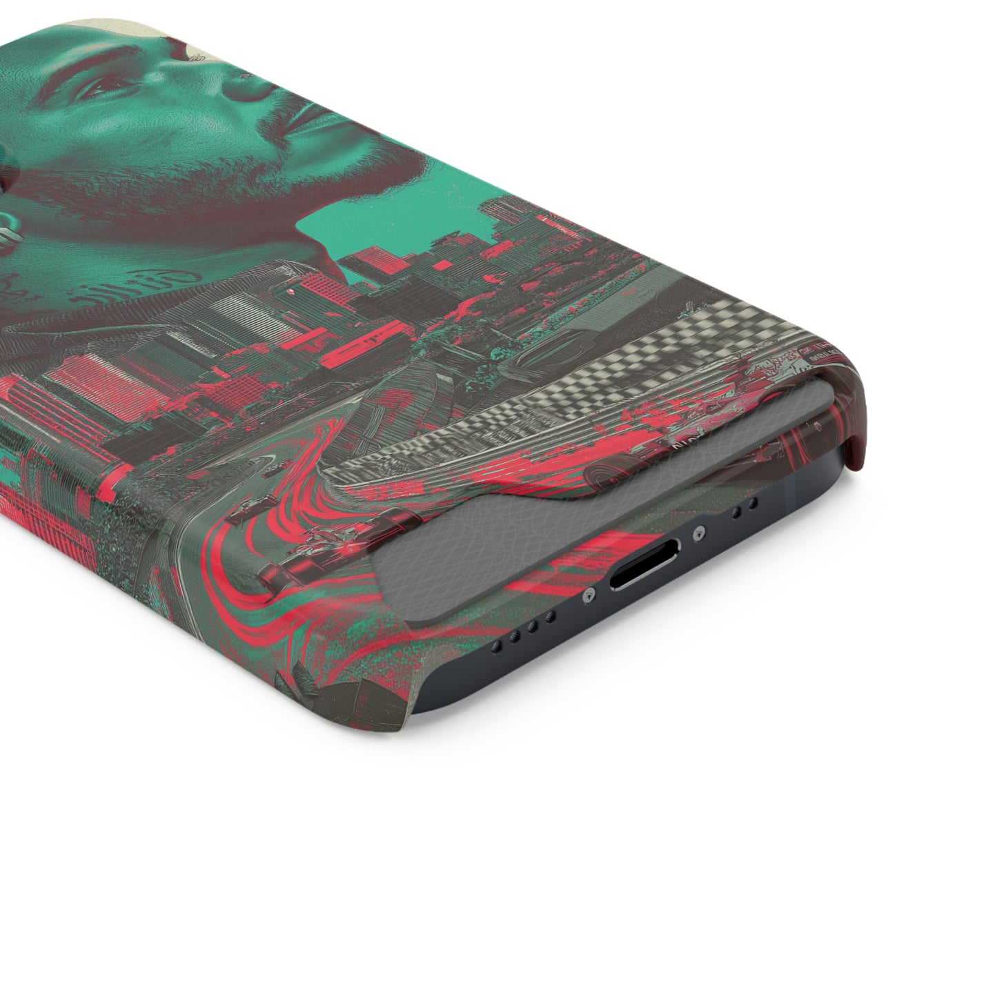 Racing Phone Case, Card Holder Case, Sports Phone Cover, Gift for Car Enthusiasts, Personalized Cell Phone Protector