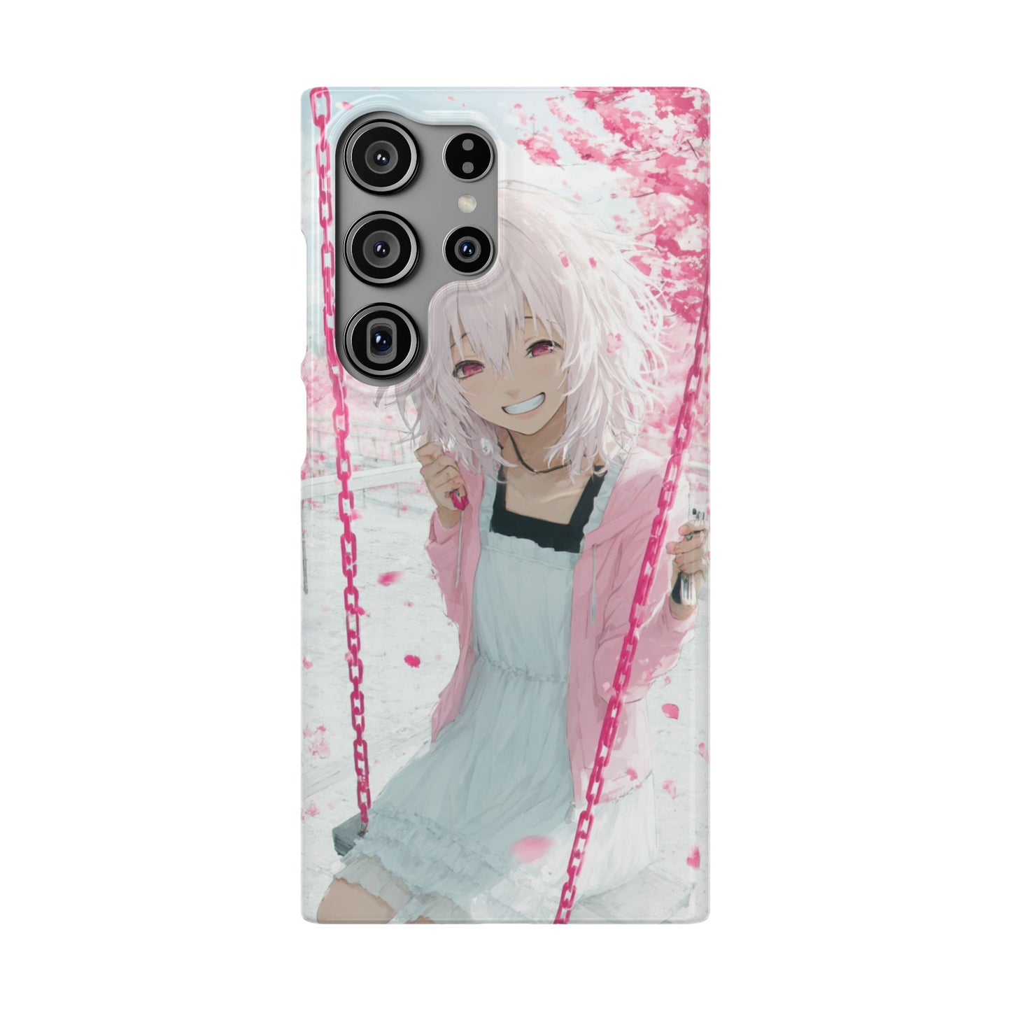 Anime Character Snap Cases for Phone, Cute Aesthetic Phone Cover, Gifts for Otaku, Floral Design, Unique Phone Cases