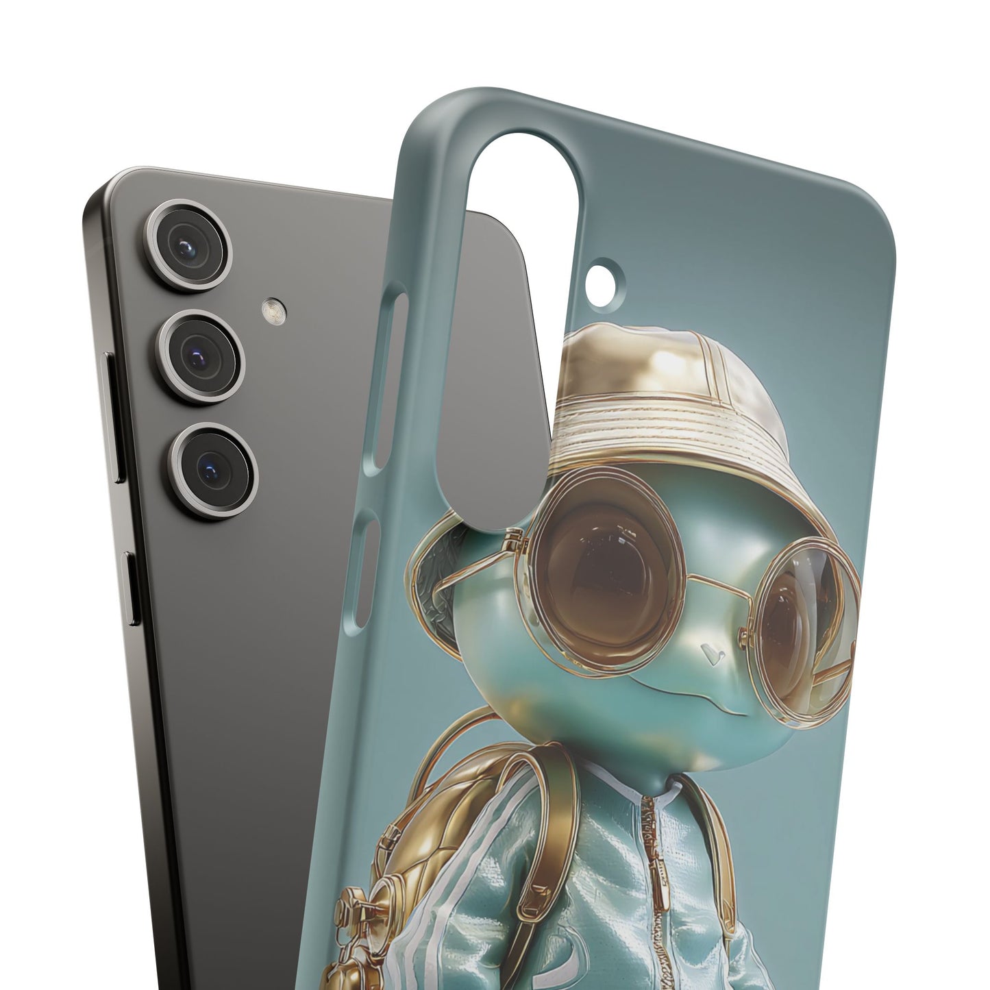 Trendy Character Snap Case for Phone, Cute Phone Cover, Gift for Kids, Cartoon Style Gadget Accessory, Fun Phone Protection