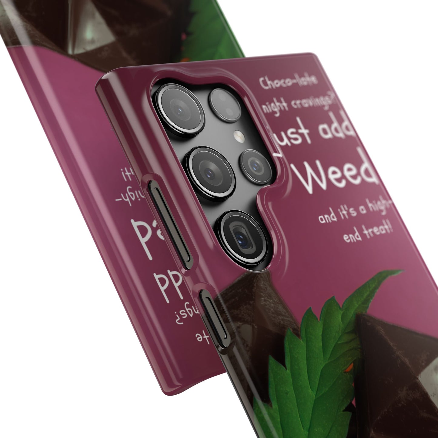 High-End Treat Snap Cases for Weed Enthusiasts Iphone and Samsung Phone Cover