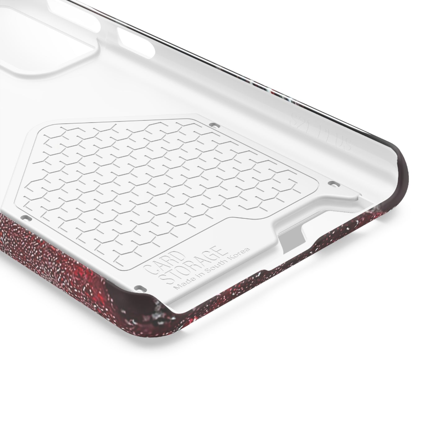 Pomegranate Phone Case with Card Holder, Durable Cover for Vegan Lovers, Fun Gift for Fruit Enthusiasts, Cute Accessory for Everyday Use