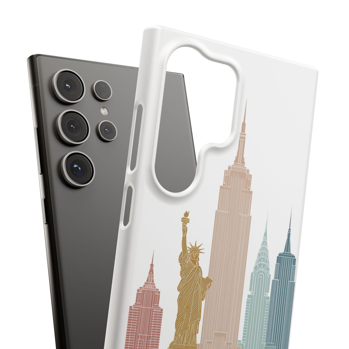Stylish New York Snap Case, Urban Phone Cover, Cityscape Phone Case, Gift for Travelers, Trendy Protective Case