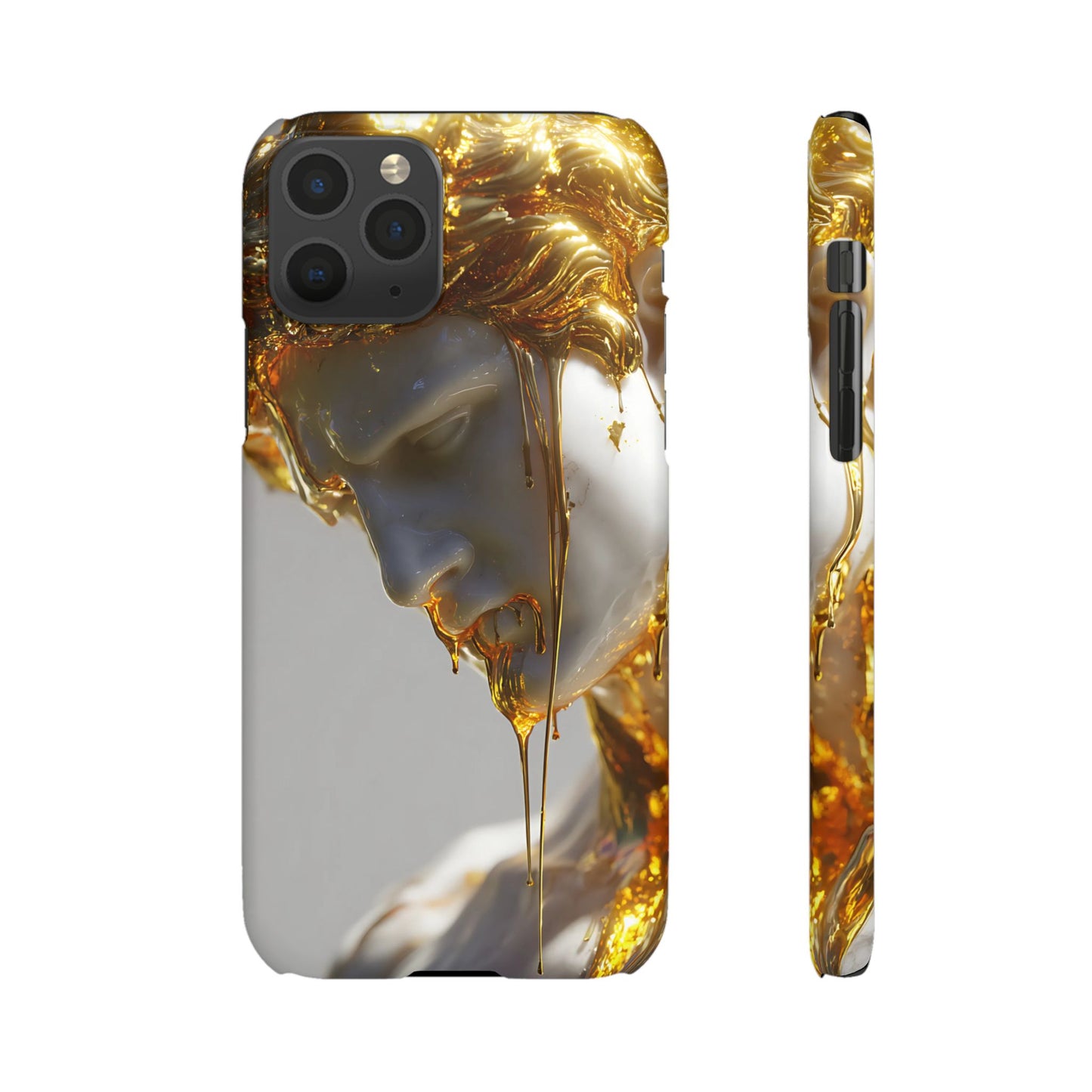 Gold Goddess Art Snap Case, Artistic Phone Cover, Unique Phone Accessory, Gift for Art Lovers, Stylish Protection