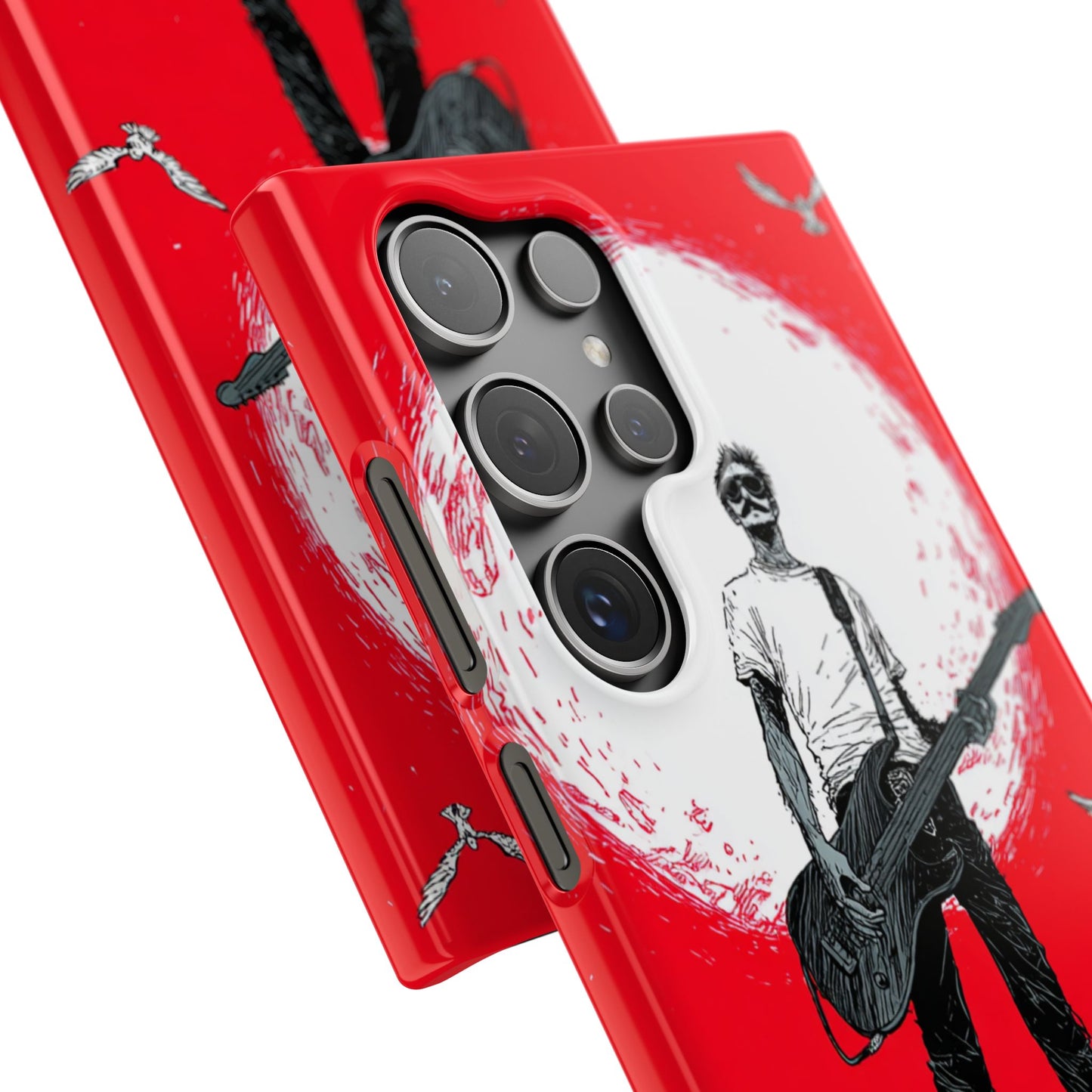 Rock & Roll Snap Cases - Music Lover's Phone Protection, Edgy Art, Gift for Guitarists, Cool Accessory for Teens
