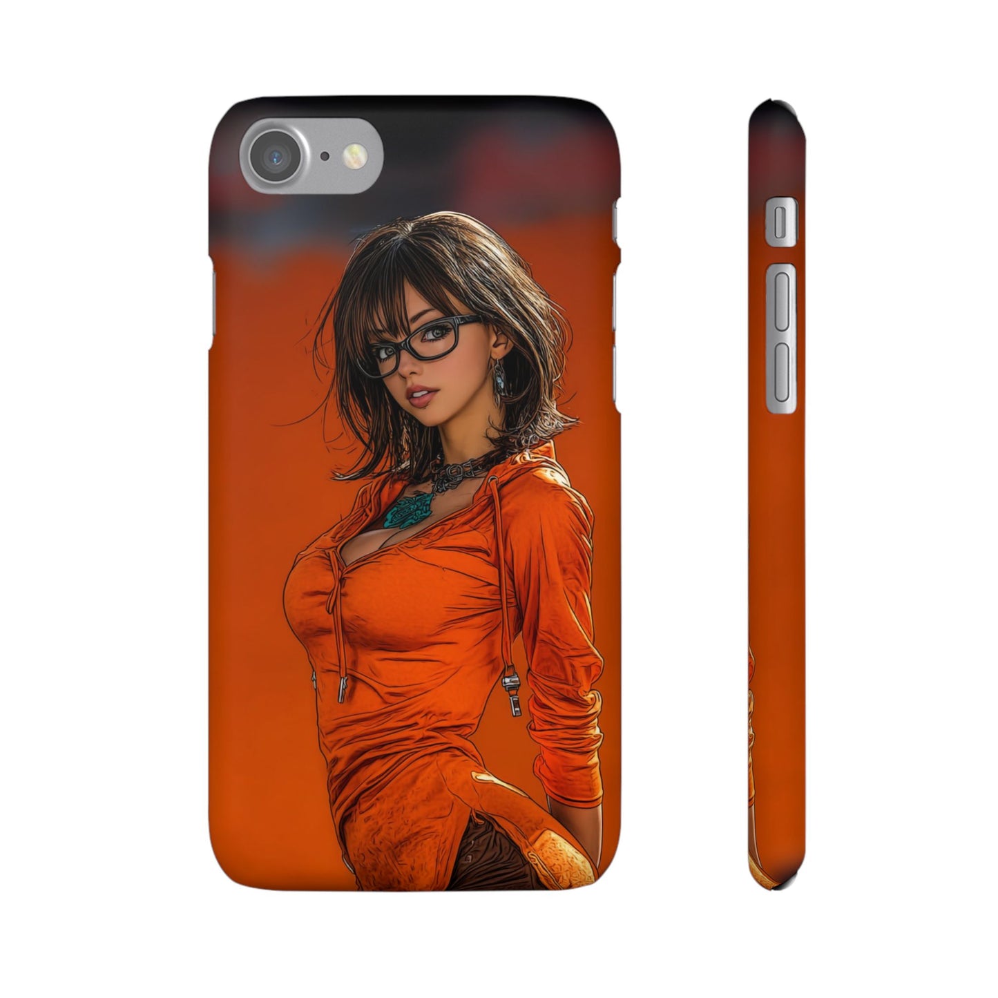 Velma Dinkley Cleveland Browns Fan Snap Cases, Phone Cover, Cartoon Style Art, Custom Case, Protective Shell