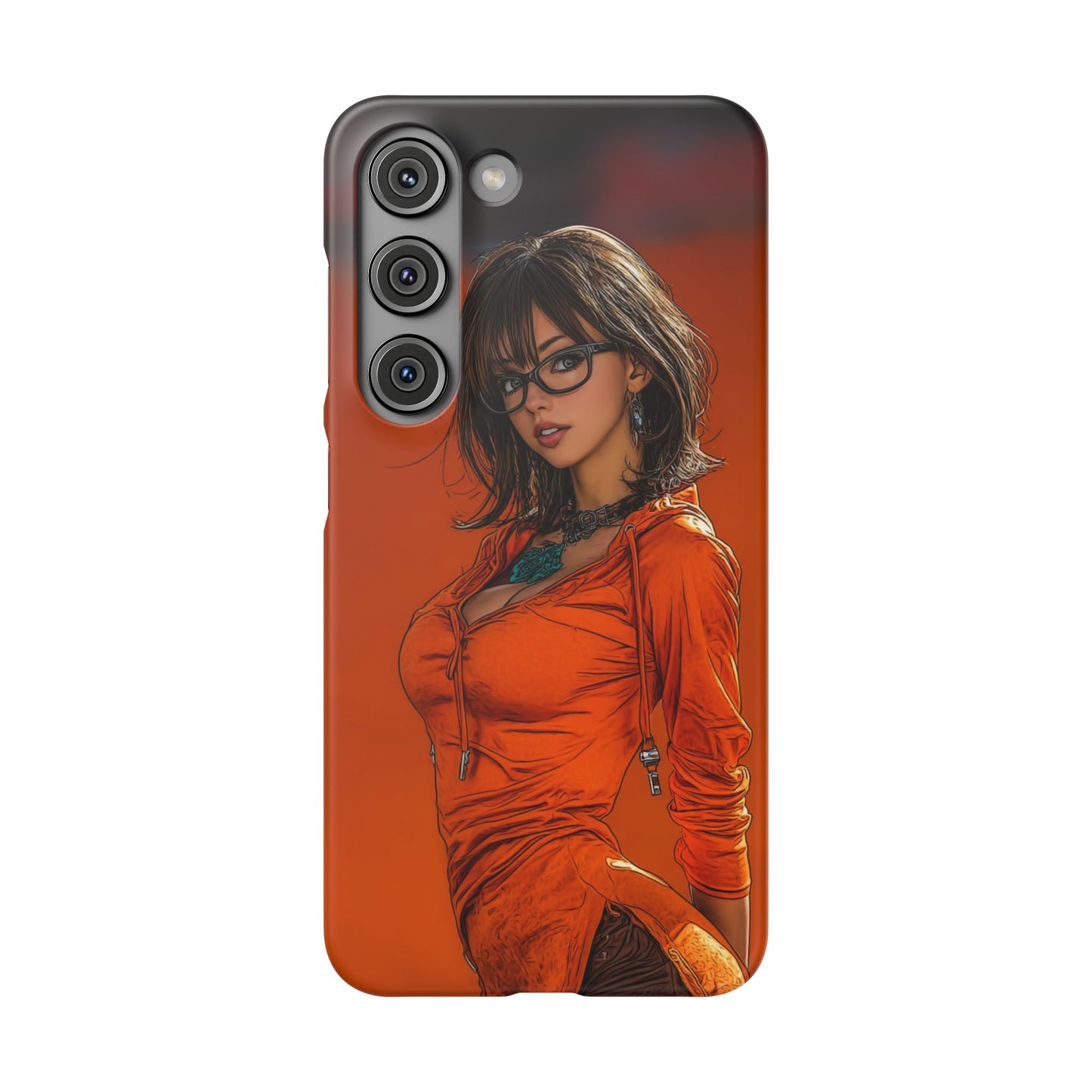 Velma Dinkley Cleveland Browns Fan Snap Cases, Phone Cover, Cartoon Style Art, Custom Case, Protective Shell