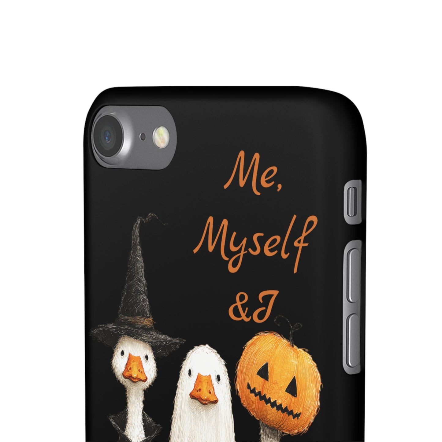 Halloween Goose Snap Case, Funny Goose Phone Case, Fall Accessories, Cute Halloween Gift, Me Myself & I Design