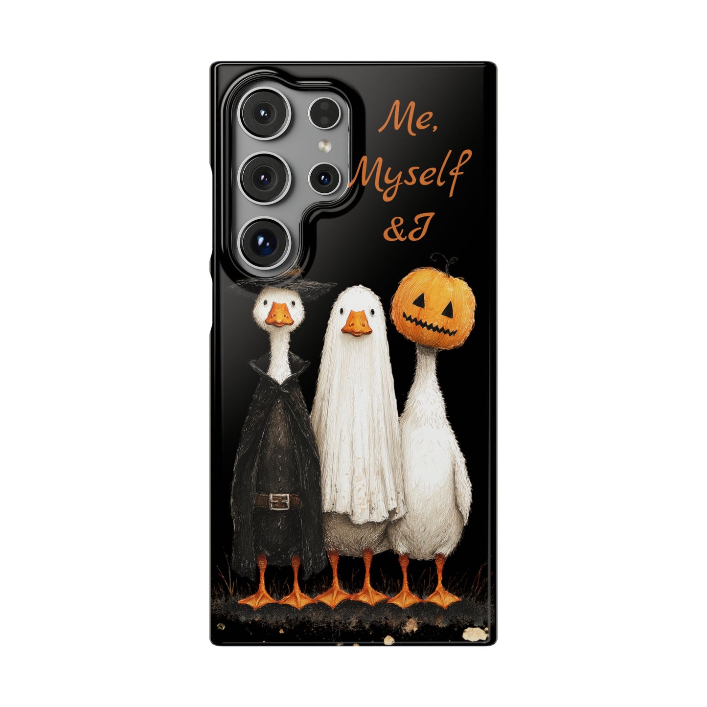 Halloween Goose Snap Case, Funny Goose Phone Case, Fall Accessories, Cute Halloween Gift, Me Myself & I Design