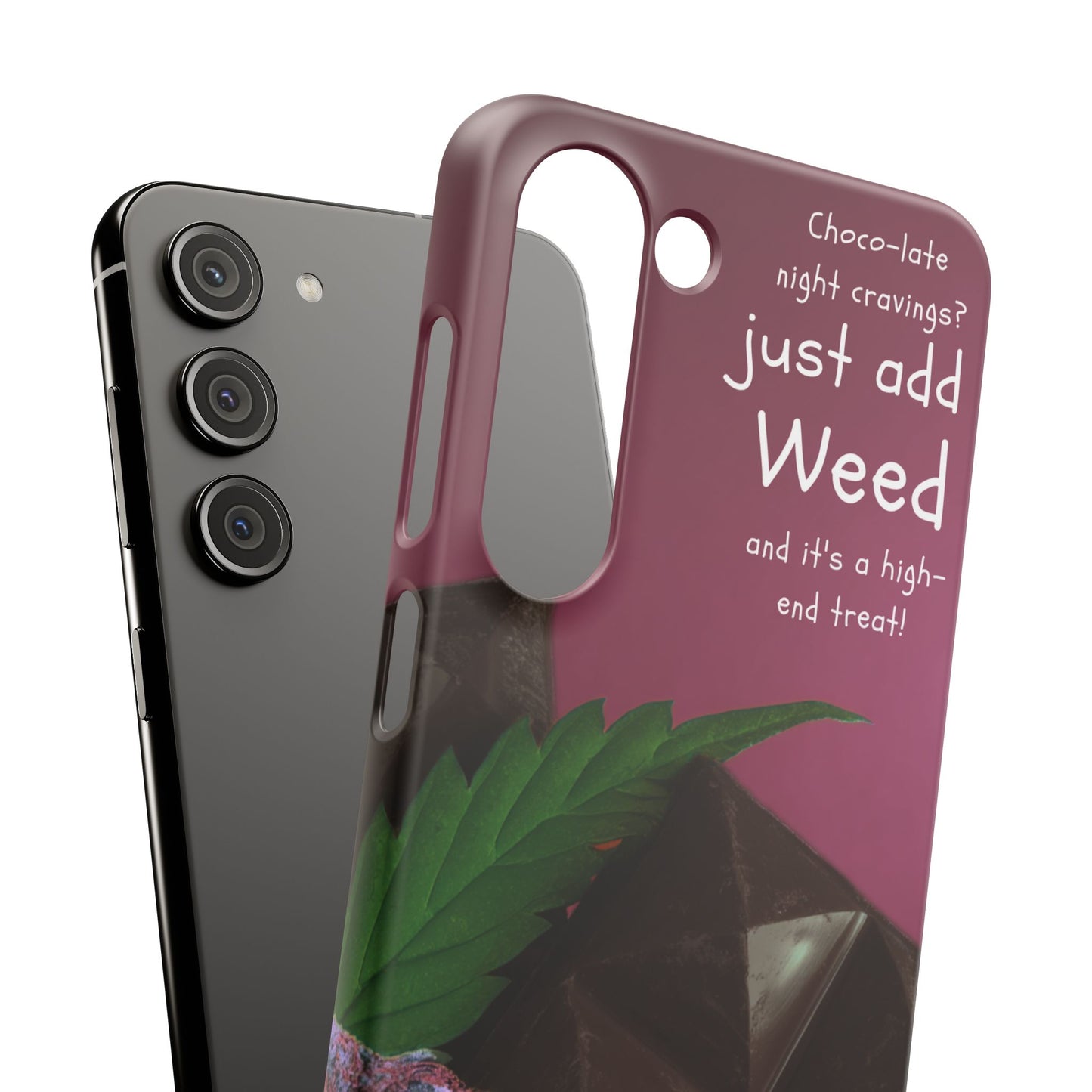 High-End Treat Snap Cases for Weed Enthusiasts Iphone and Samsung Phone Cover
