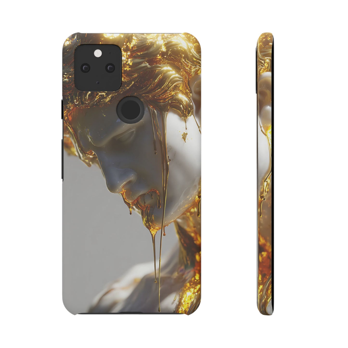 Gold Goddess Art Snap Case, Artistic Phone Cover, Unique Phone Accessory, Gift for Art Lovers, Stylish Protection