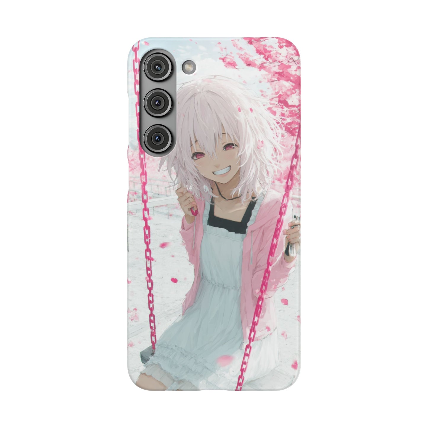 Anime Character Snap Cases for Phone, Cute Aesthetic Phone Cover, Gifts for Otaku, Floral Design, Unique Phone Cases