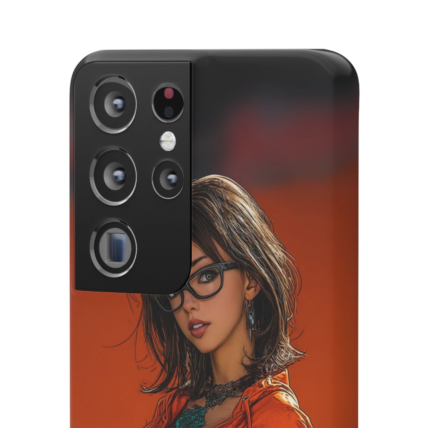 Velma Dinkley Cleveland Browns Fan Snap Cases, Phone Cover, Cartoon Style Art, Custom Case, Protective Shell