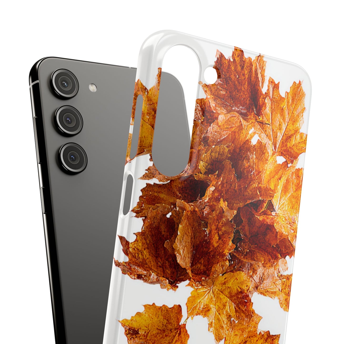 Autumn Leaf Phone Case | Fall Snap Cases, Phone Accessories, Nature Lover Gift, Seasonal Decor, Cozy Fall Vibes