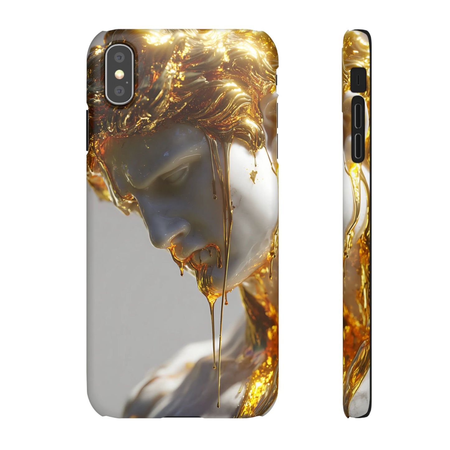 Gold Goddess Art Snap Case, Artistic Phone Cover, Unique Phone Accessory, Gift for Art Lovers, Stylish Protection