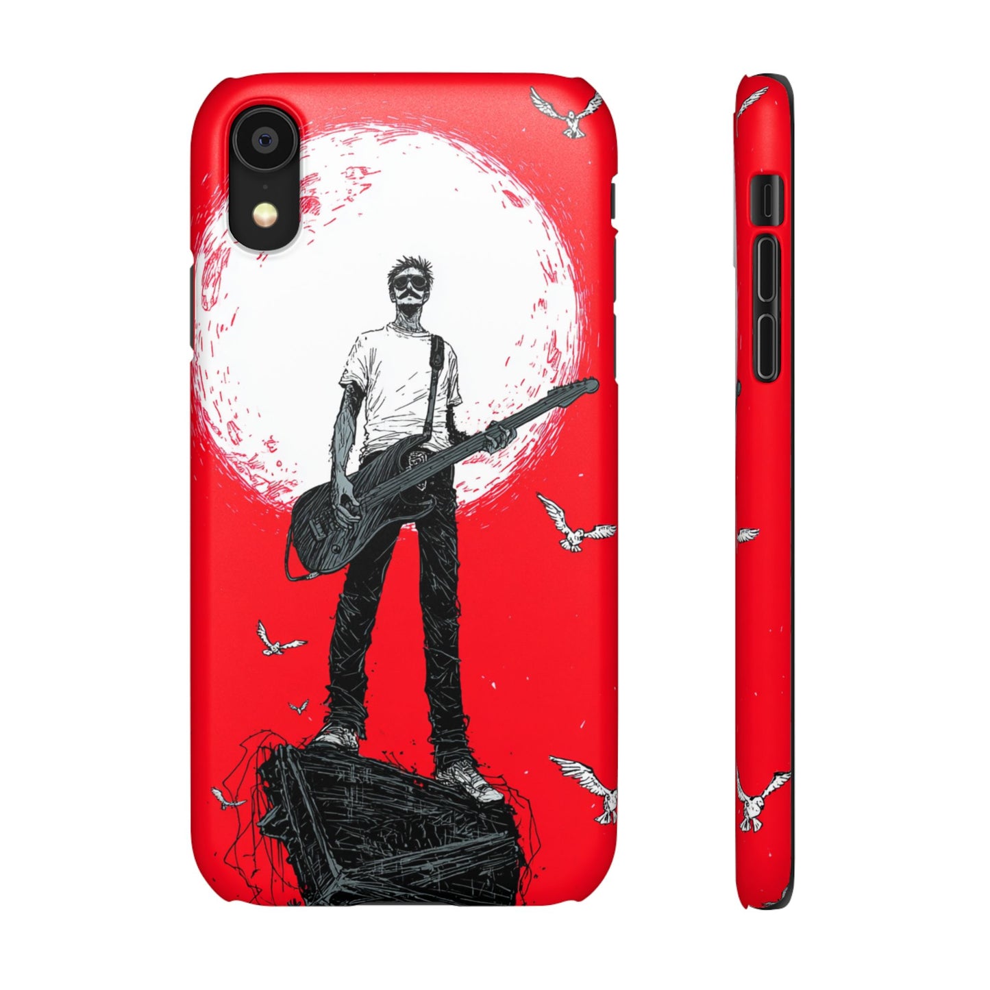 Rock & Roll Snap Cases - Music Lover's Phone Protection, Edgy Art, Gift for Guitarists, Cool Accessory for Teens