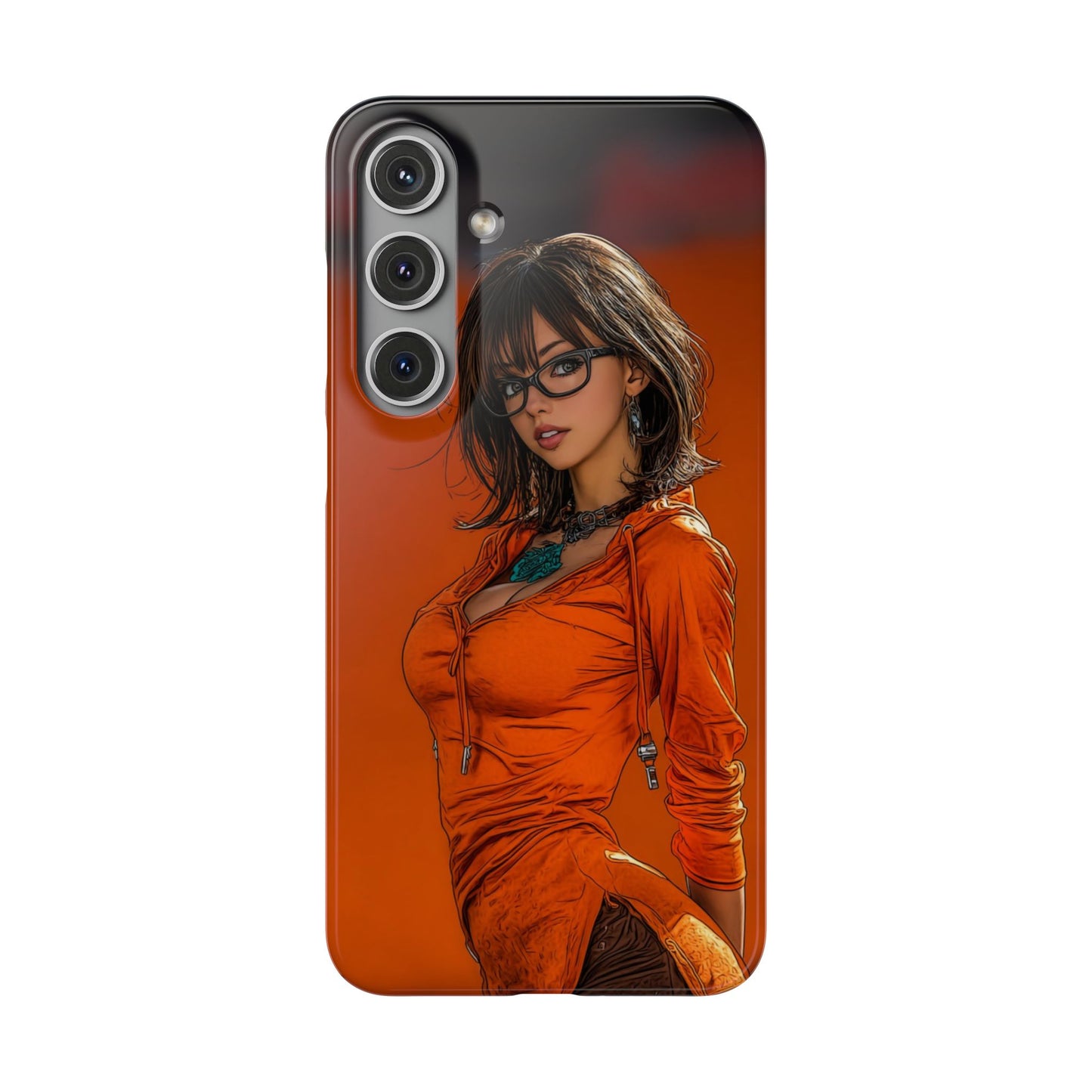 Velma Dinkley Cleveland Browns Fan Snap Cases, Phone Cover, Cartoon Style Art, Custom Case, Protective Shell