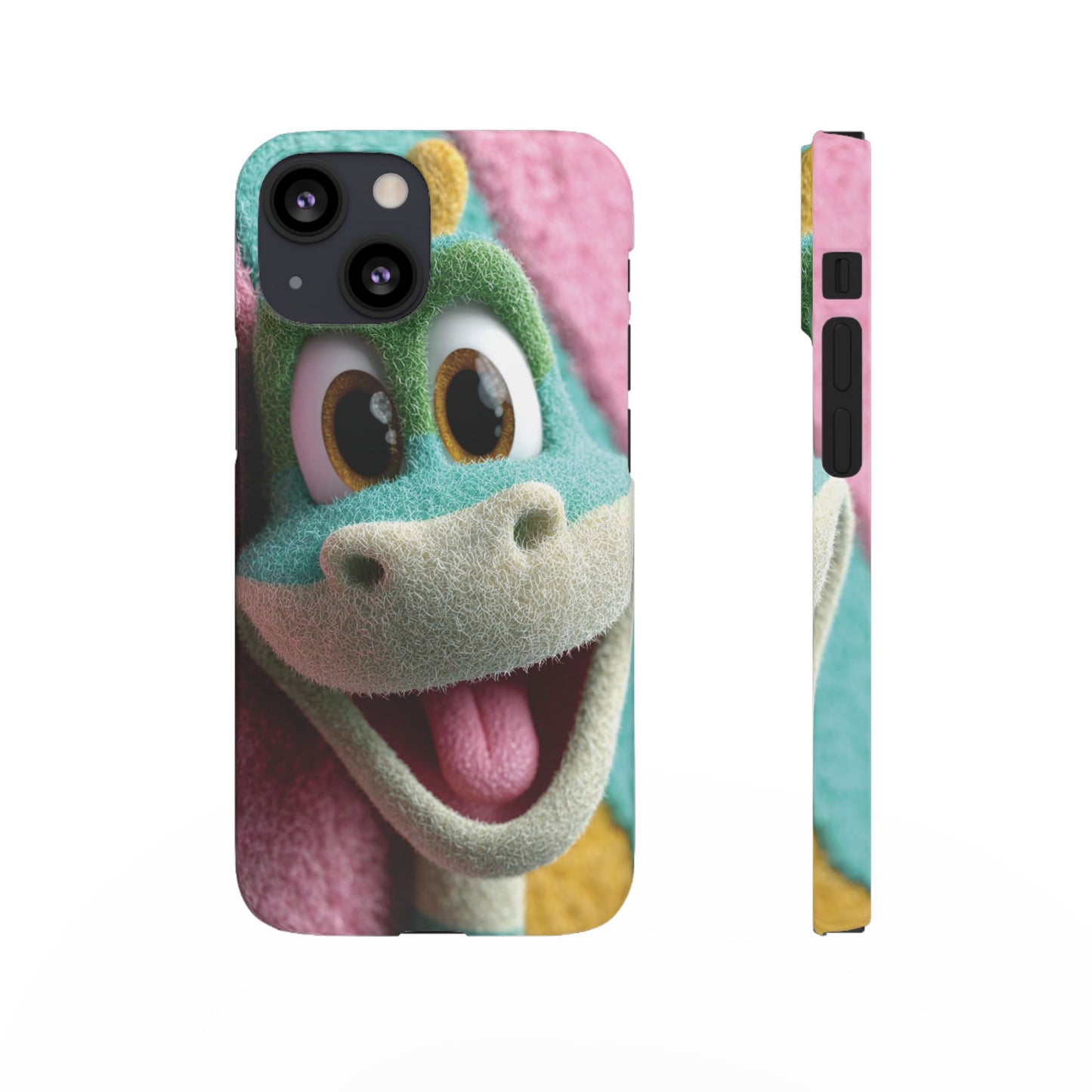Fun Dino Snap Case for Kids | Cute Phone Cover | Colorful Mobile Accessory | Birthday Gift | Child's Tech Style