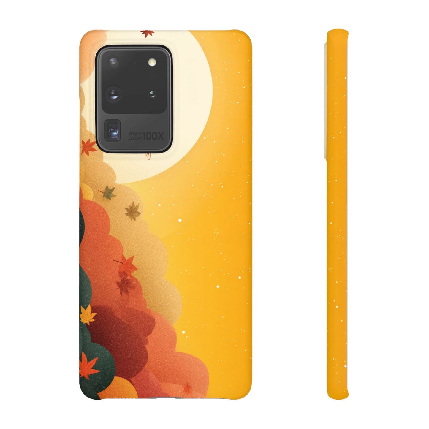 Autumn Sunset Snap Case, Fall Phone Cover, Nature-Themed Accessory, Gift for Her, Seasonal Aesthetic