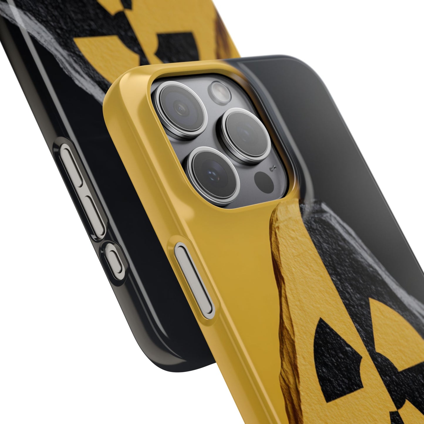 Bold Graphic Snap Case, Radiation Symbol Phone Cover, Trendy Phone Accessory, Unique Gift for Tech Lovers, Stylish Mobile Case