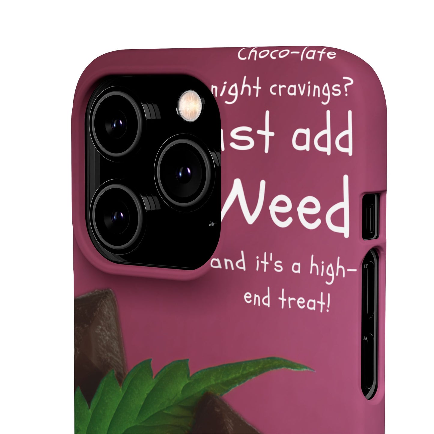 High-End Treat Snap Cases for Weed Enthusiasts Iphone and Samsung Phone Cover