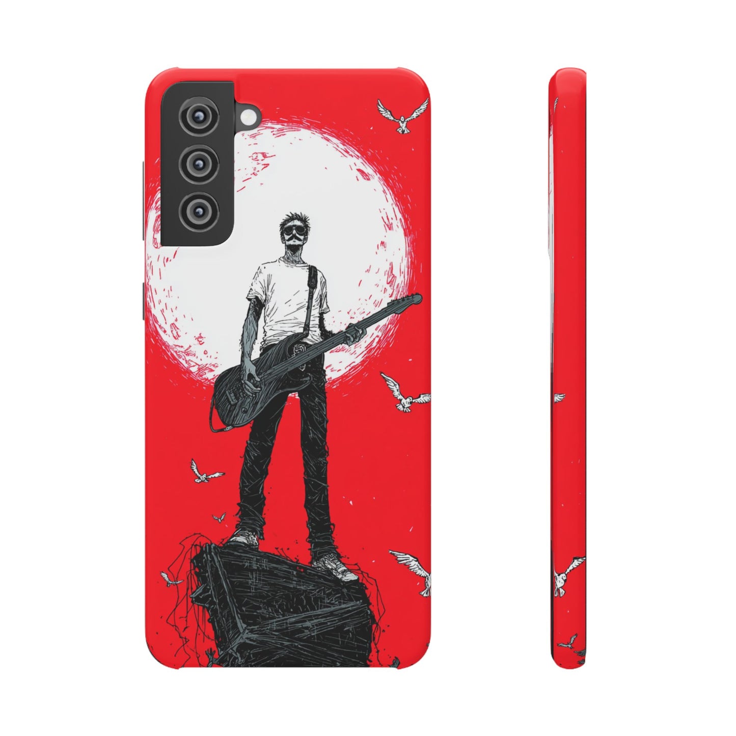 Rock & Roll Snap Cases - Music Lover's Phone Protection, Edgy Art, Gift for Guitarists, Cool Accessory for Teens
