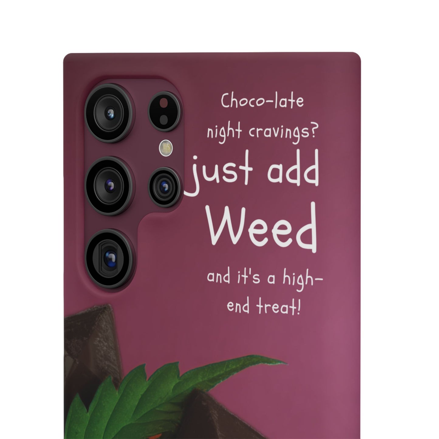 High-End Treat Snap Cases for Weed Enthusiasts Iphone and Samsung Phone Cover