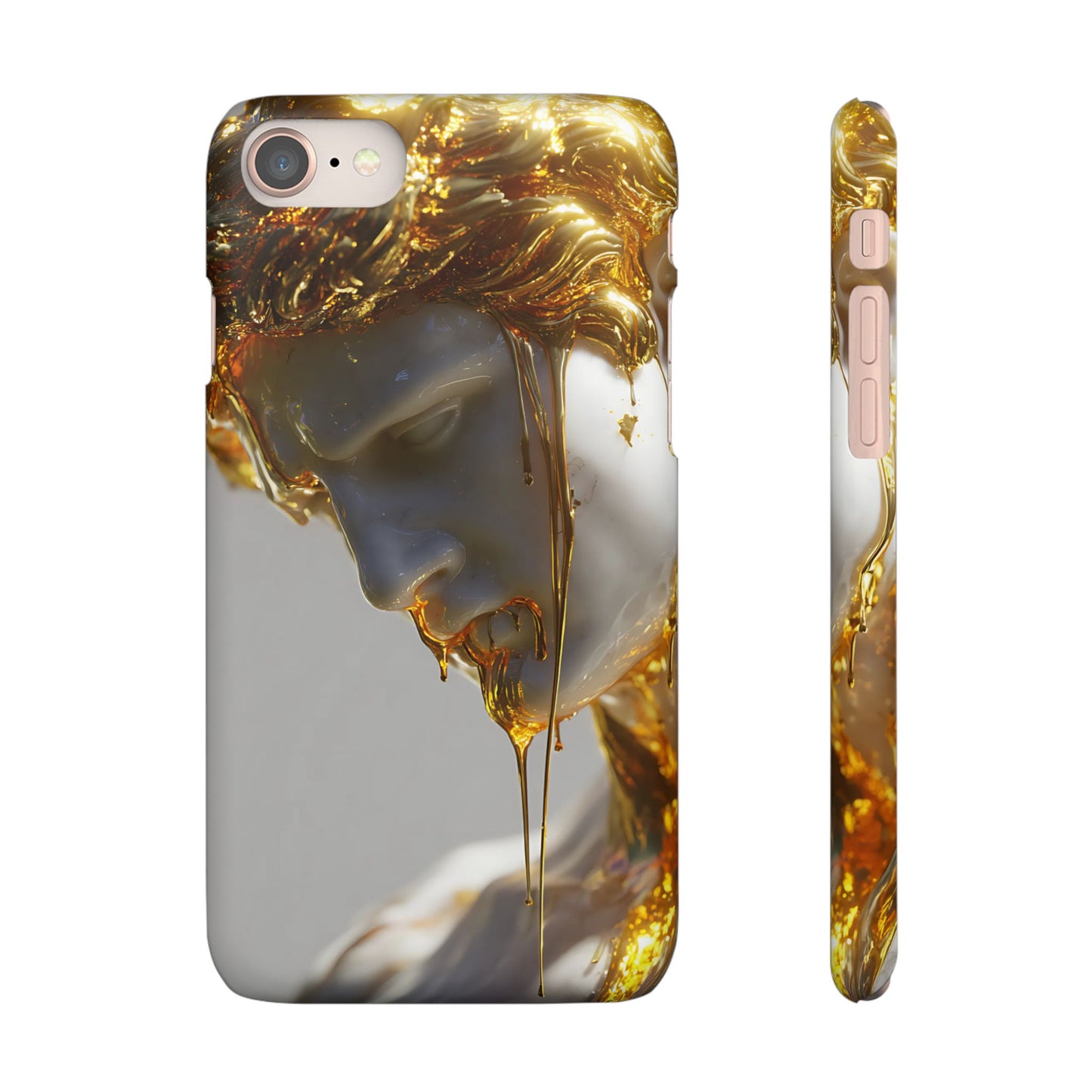 Gold Goddess Art Snap Case, Artistic Phone Cover, Unique Phone Accessory, Gift for Art Lovers, Stylish Protection