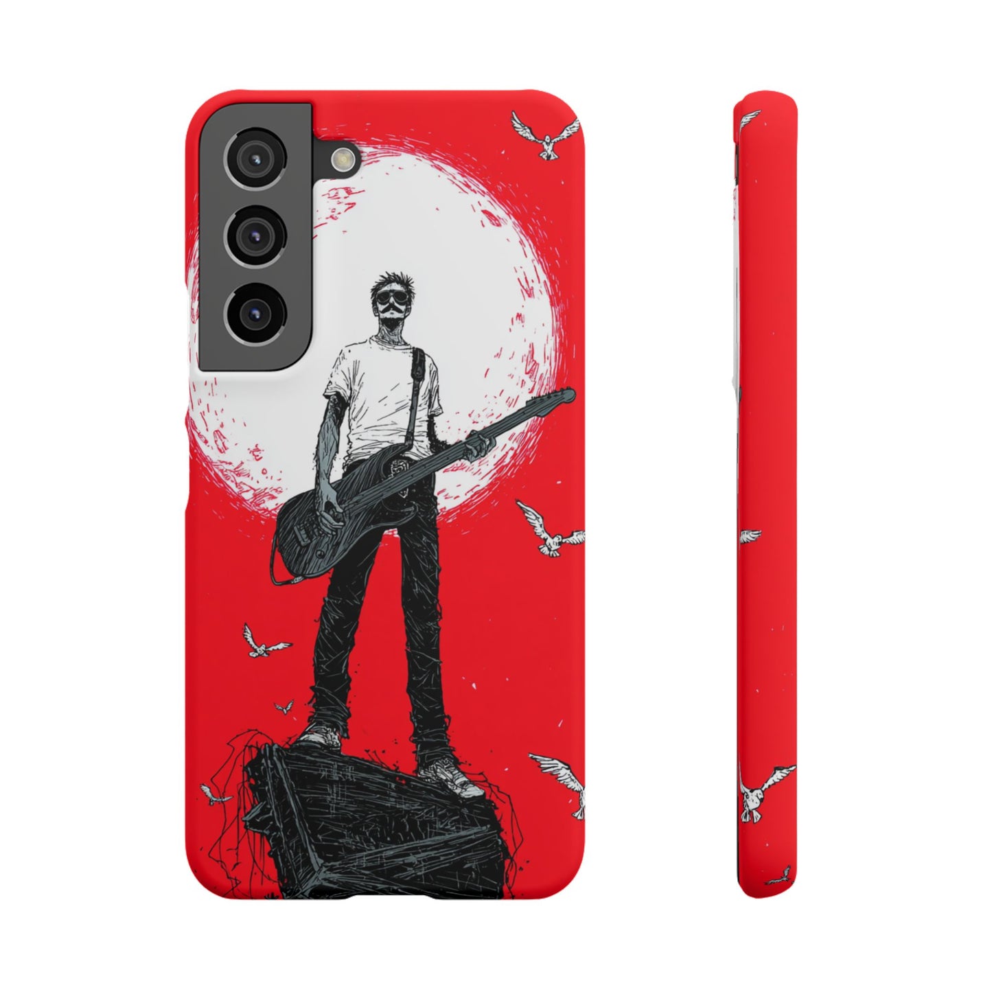 Rock & Roll Snap Cases - Music Lover's Phone Protection, Edgy Art, Gift for Guitarists, Cool Accessory for Teens