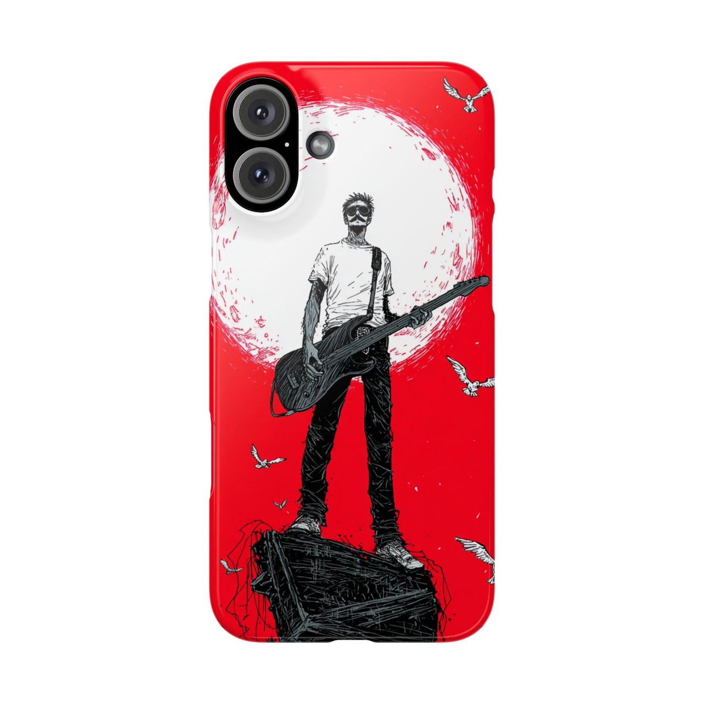 Rock & Roll Snap Cases - Music Lover's Phone Protection, Edgy Art, Gift for Guitarists, Cool Accessory for Teens