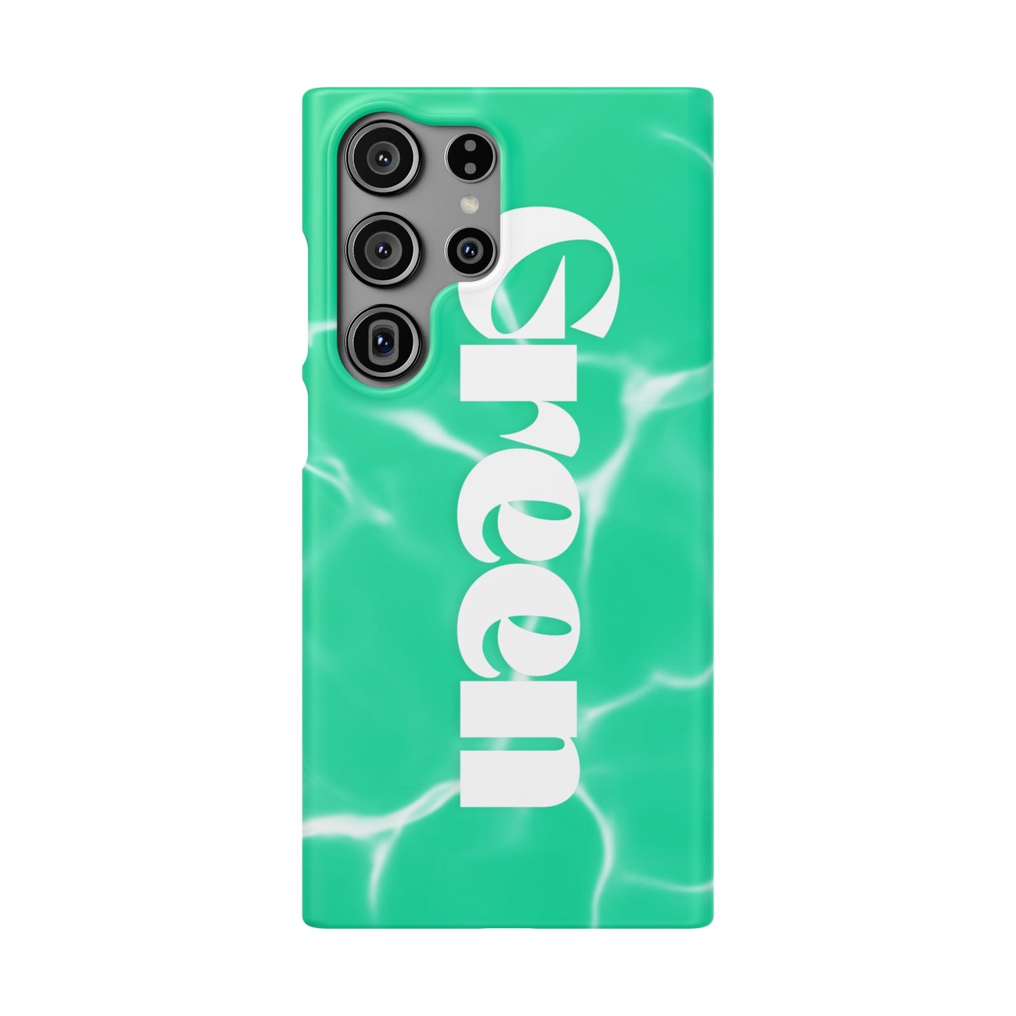 Aqua Pool Vibe Snap Case, Tropical Phone Cover, Summer Accessory, Trendy Gift for Friends, Beach Lover's Essential