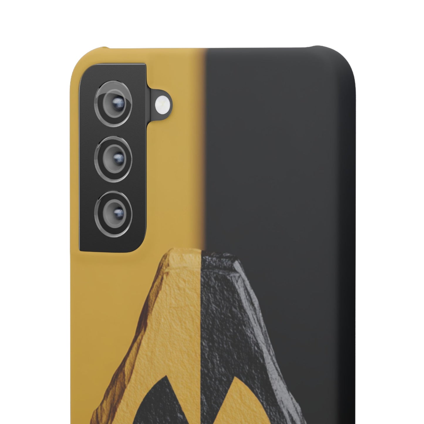 Bold Graphic Snap Case, Radiation Symbol Phone Cover, Trendy Phone Accessory, Unique Gift for Tech Lovers, Stylish Mobile Case